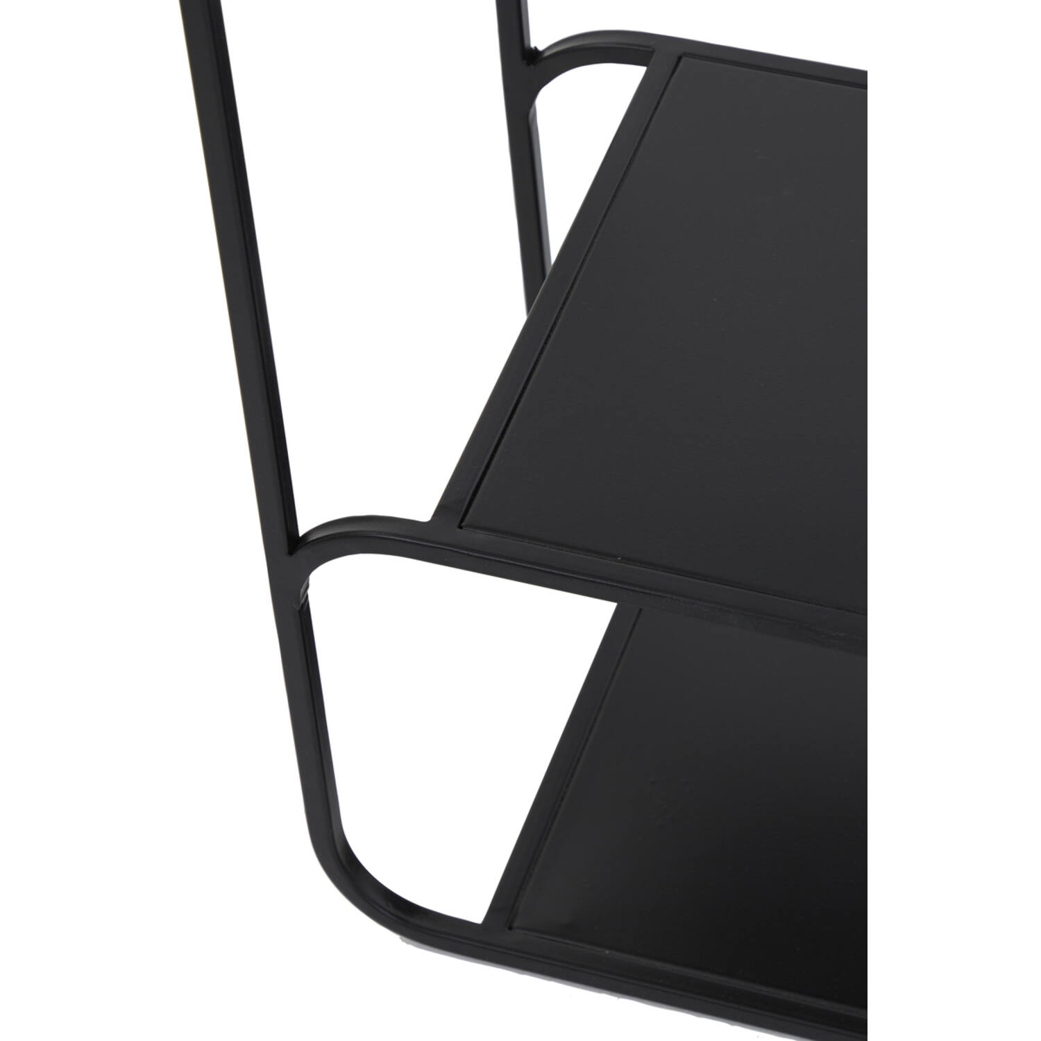 Wandschrank Regal offen WINSTON von Light & Living 100x26,5x90,5 cm Schwarz