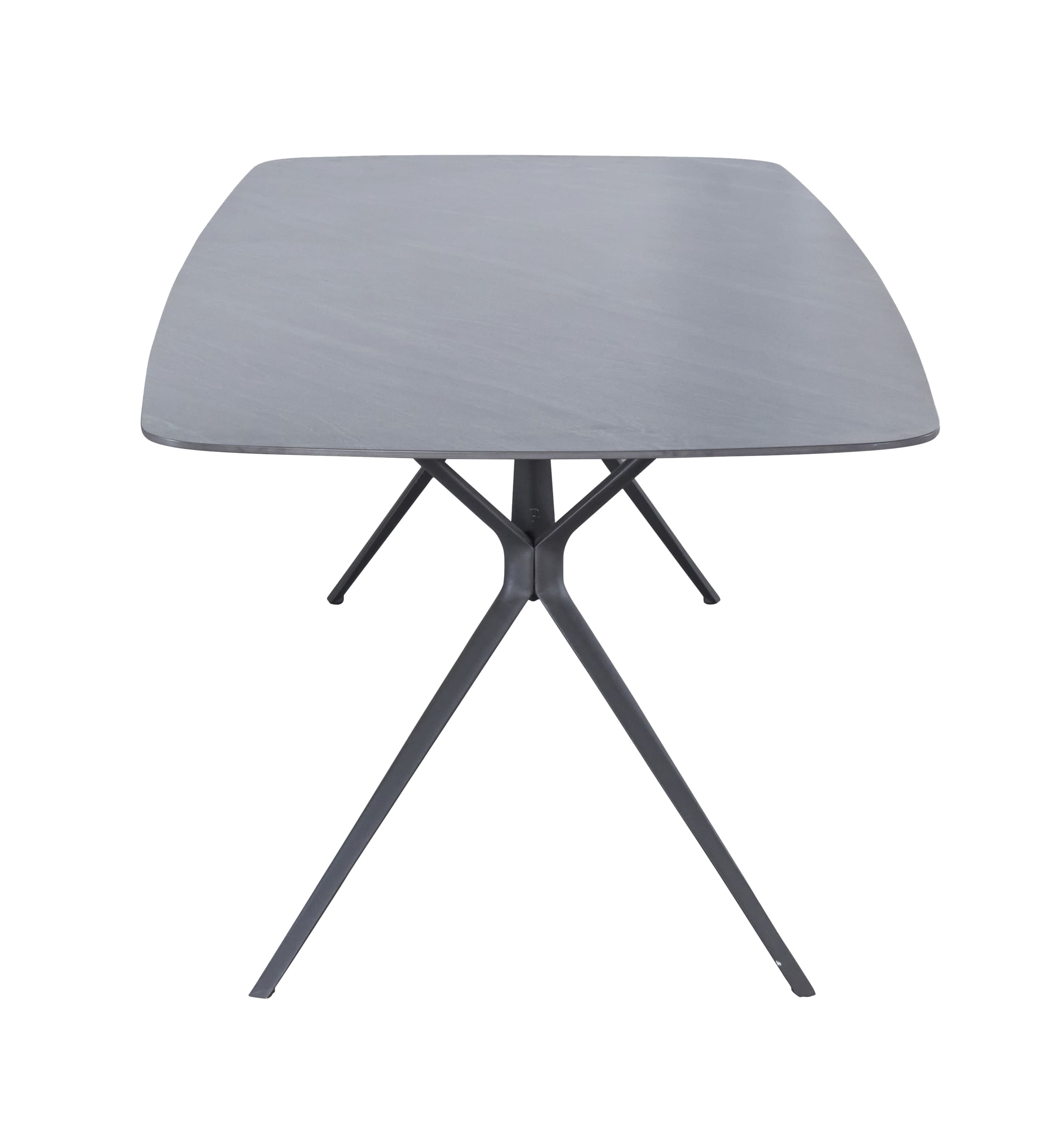 Gartentisch Balu Esstisch Terrassentisch 180x100cm Aluminium/sintered stone Stativ-Gestell