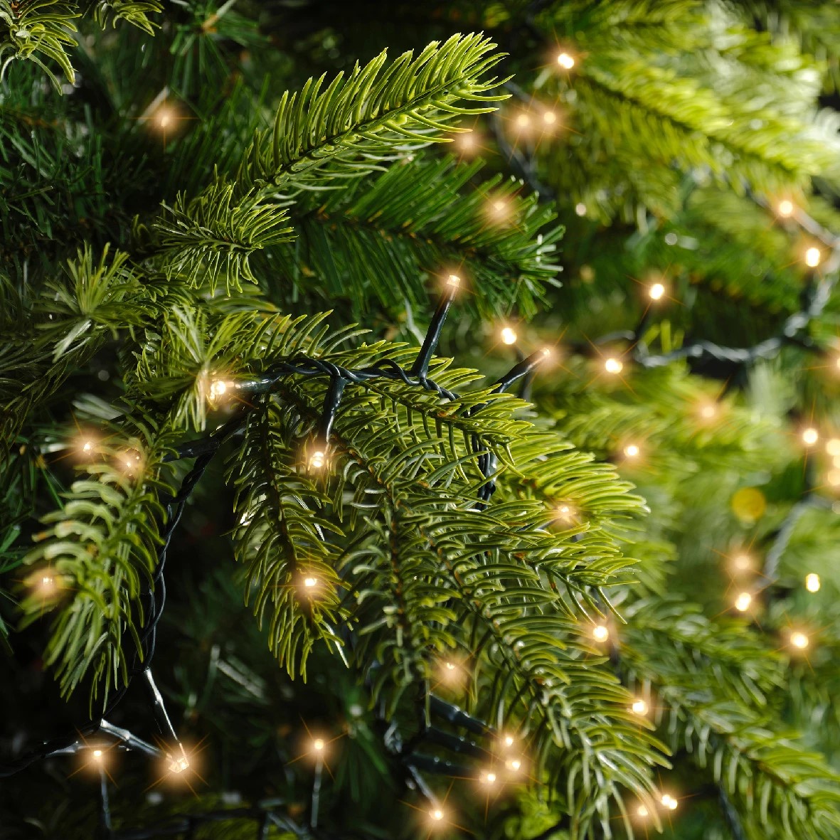 Lichterkette Weihnachtsbeleuchtung Lumineo Compact 900 LED-Leuchten klassisch weiß 22,5m