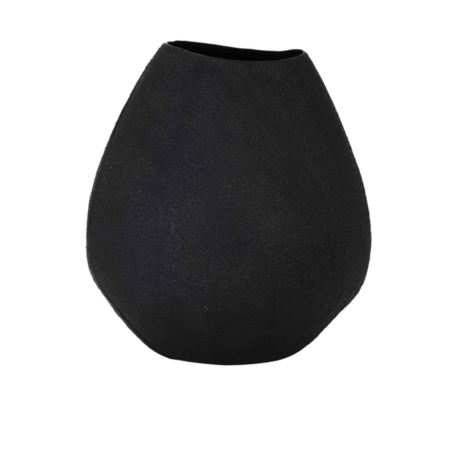 Dekovase Vase JAKE von Light & Living Blumenvase Bodenvase Matt Schwarz Ø39,5x41 cm