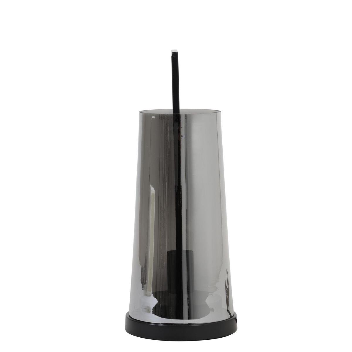 Tischleuchte von Light & Living AMANDO Lampe Ø23 x 53 cm Rauchglas grau