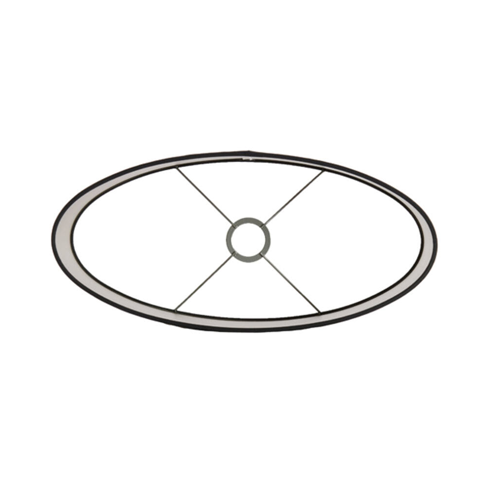 Lampenschirm Zylinder KEYON von Light & Living oval 45x21x22 cm Grün