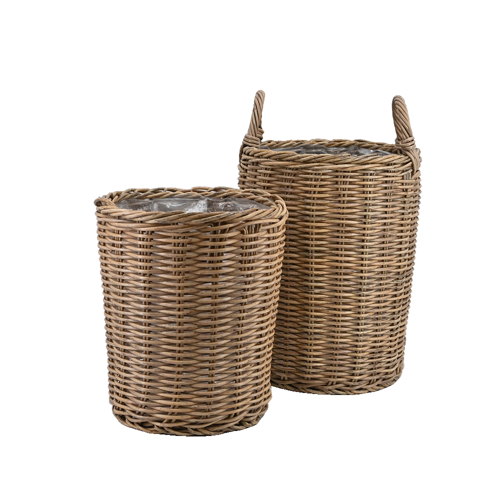 Pflanzkörbe 3er Set braun