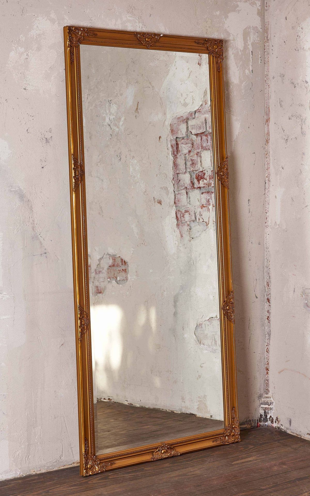 Wandspiegel Barock Gold 180x80 cm XL Spiegel Antik-Stil Ganzkörperspiegel