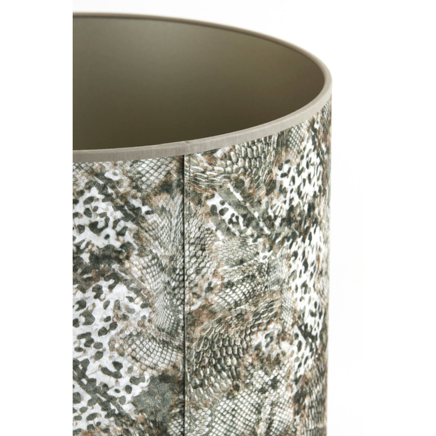 Lampenschirm Zylinder KEYON von Light & Living Ø40x30 cm Braun