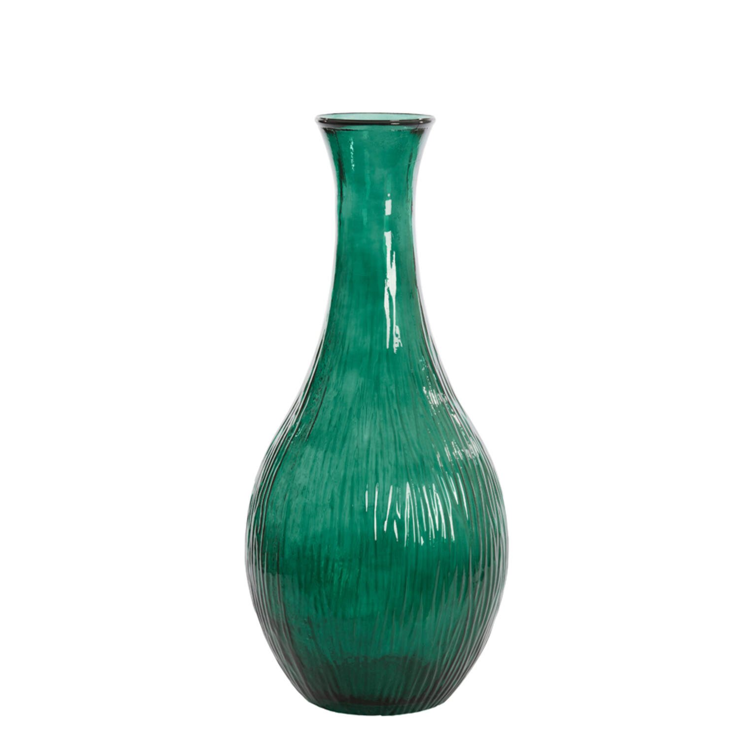 Dekovase Vase JUTHA von Light & Living Blumenvase Bodenvase Ø34x75 cm Dunkelgrün
