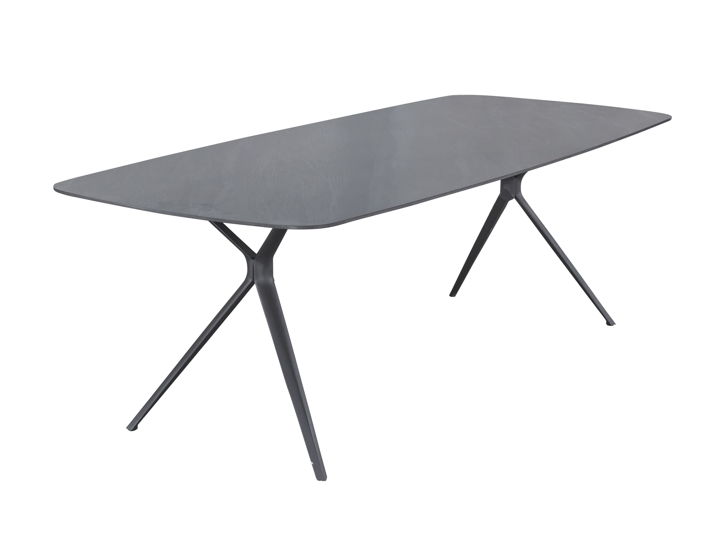 Gartentisch Balu Esstisch Terrassentisch 240x100cm Aluminium/sintered stone Stativ-Gestell
