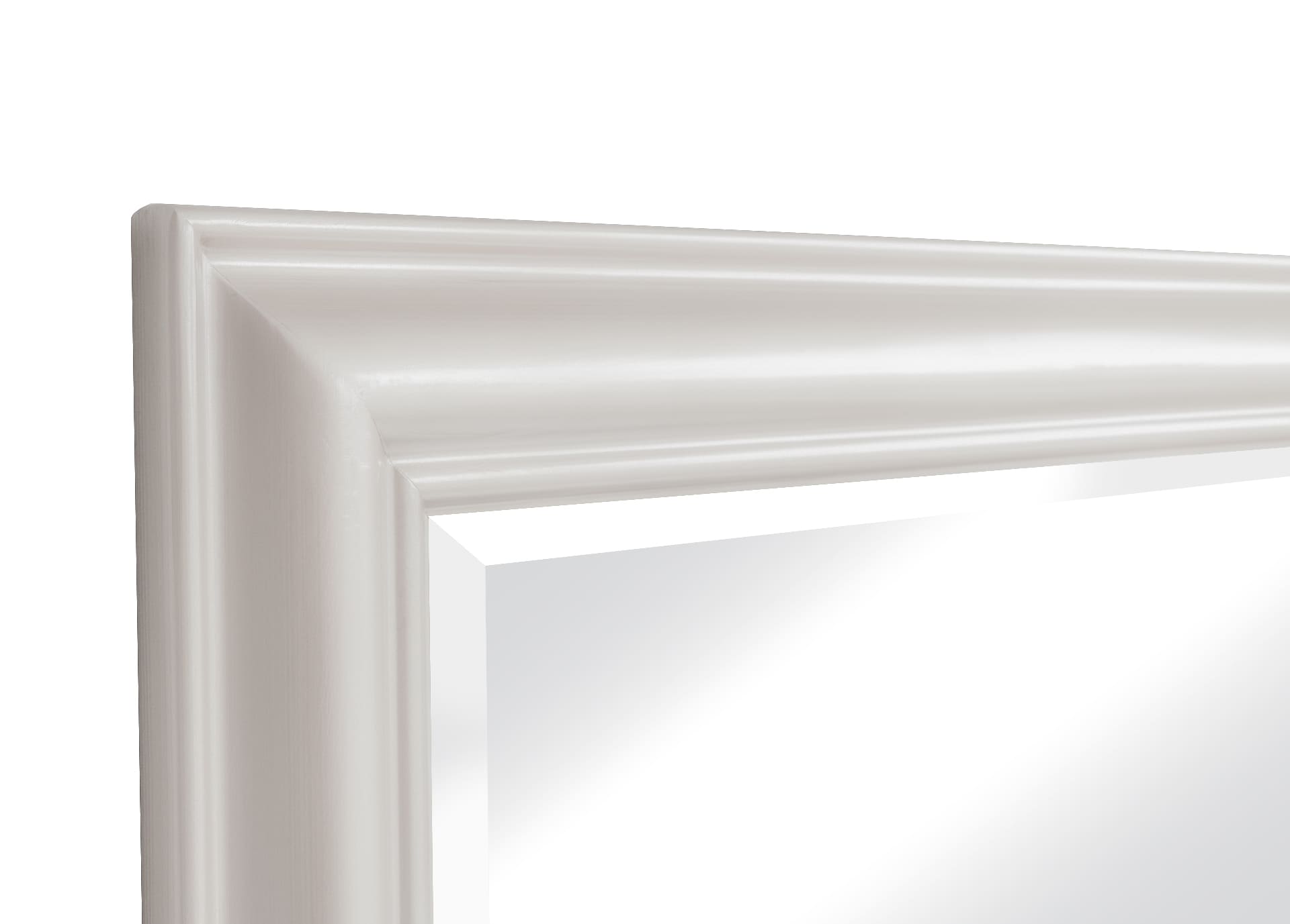 Wandspiegel Schlicht Weiß 180x80 cm Landhaus-Stil XL Ganzkörperspiegel