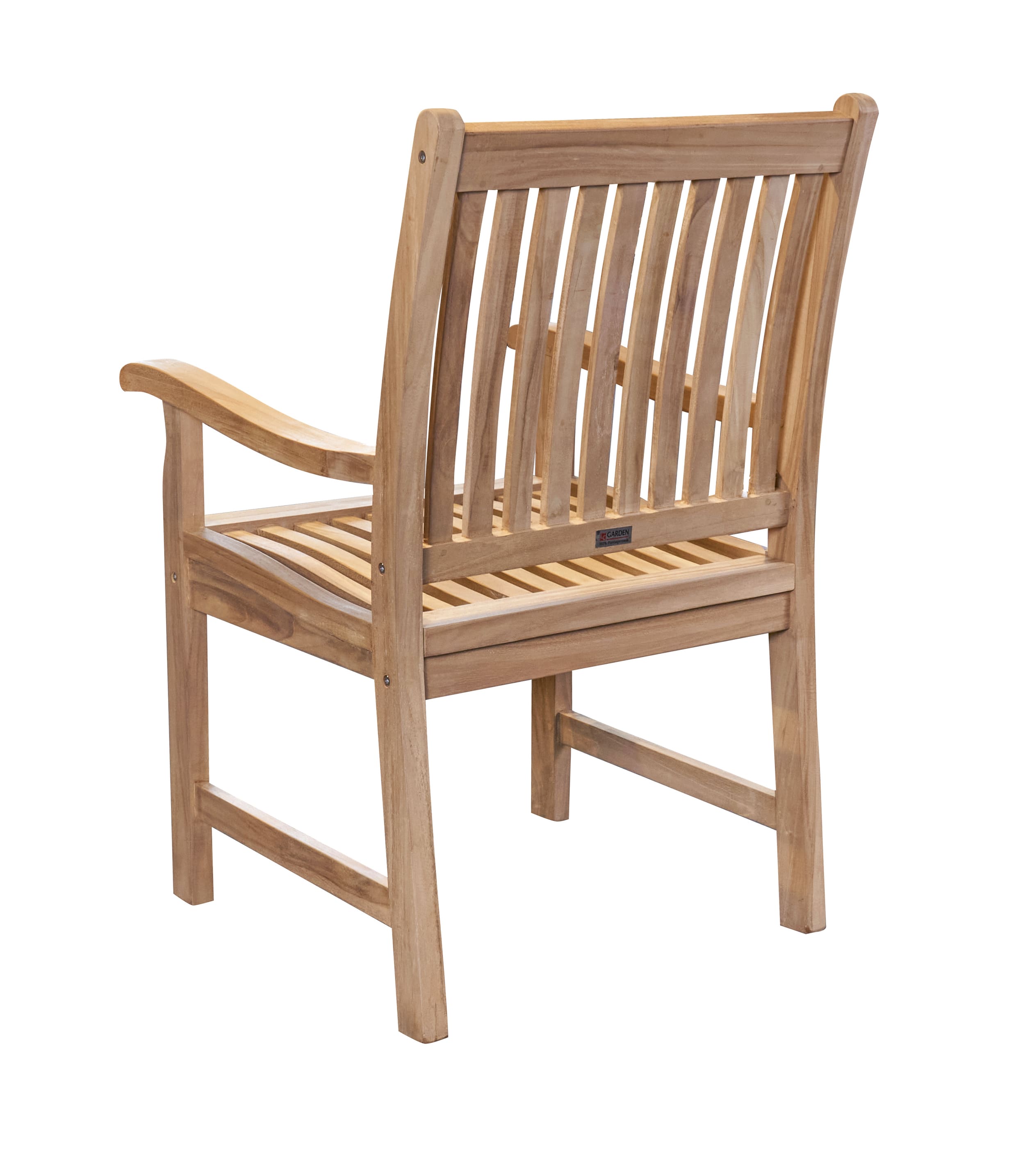 Gartenstuhl Moritz Armlehnstuhl Massivholz Teak Stuhl