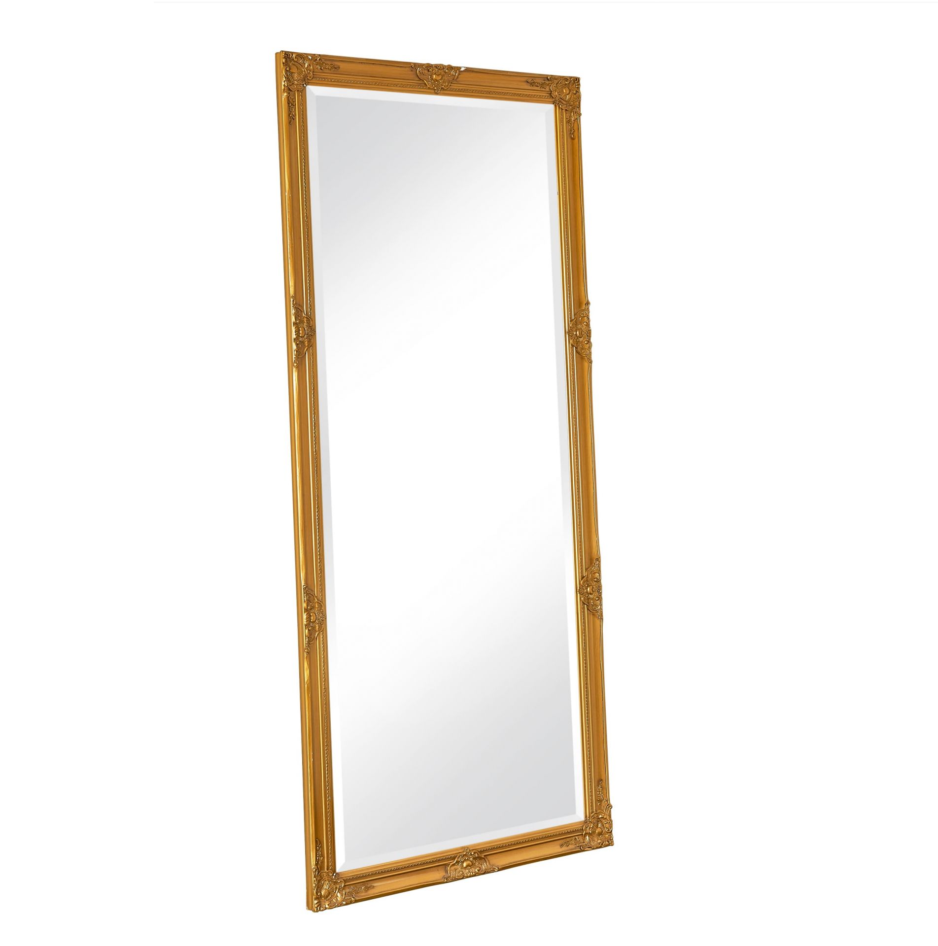 Wandspiegel Barock XXL Spiegel Gold 200 x 100 cm Antik-Stil Ganzkörperspiegel