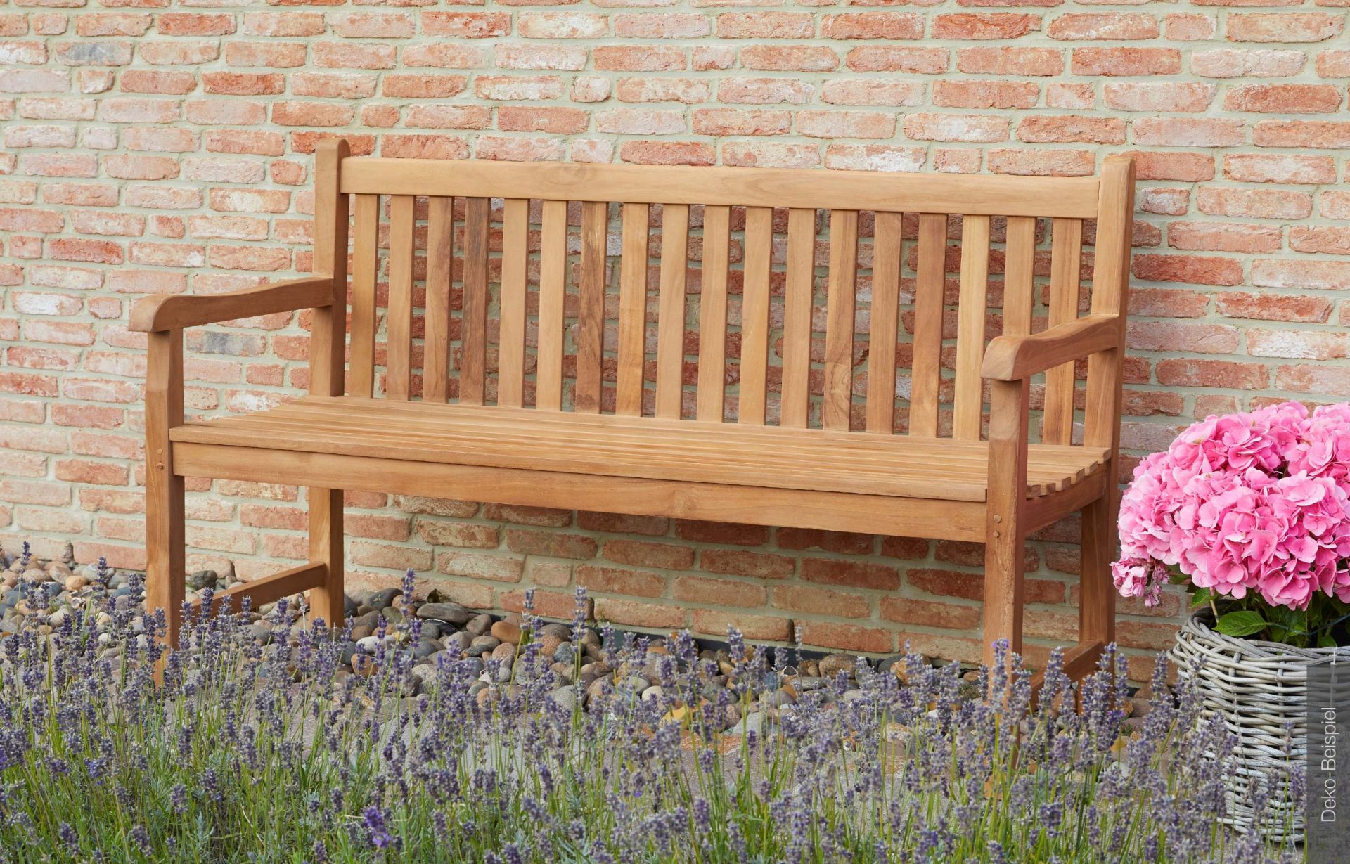 Gartenbank Colorado Teak Sitzbank Bank Gartenmöbel 180x55x92cm