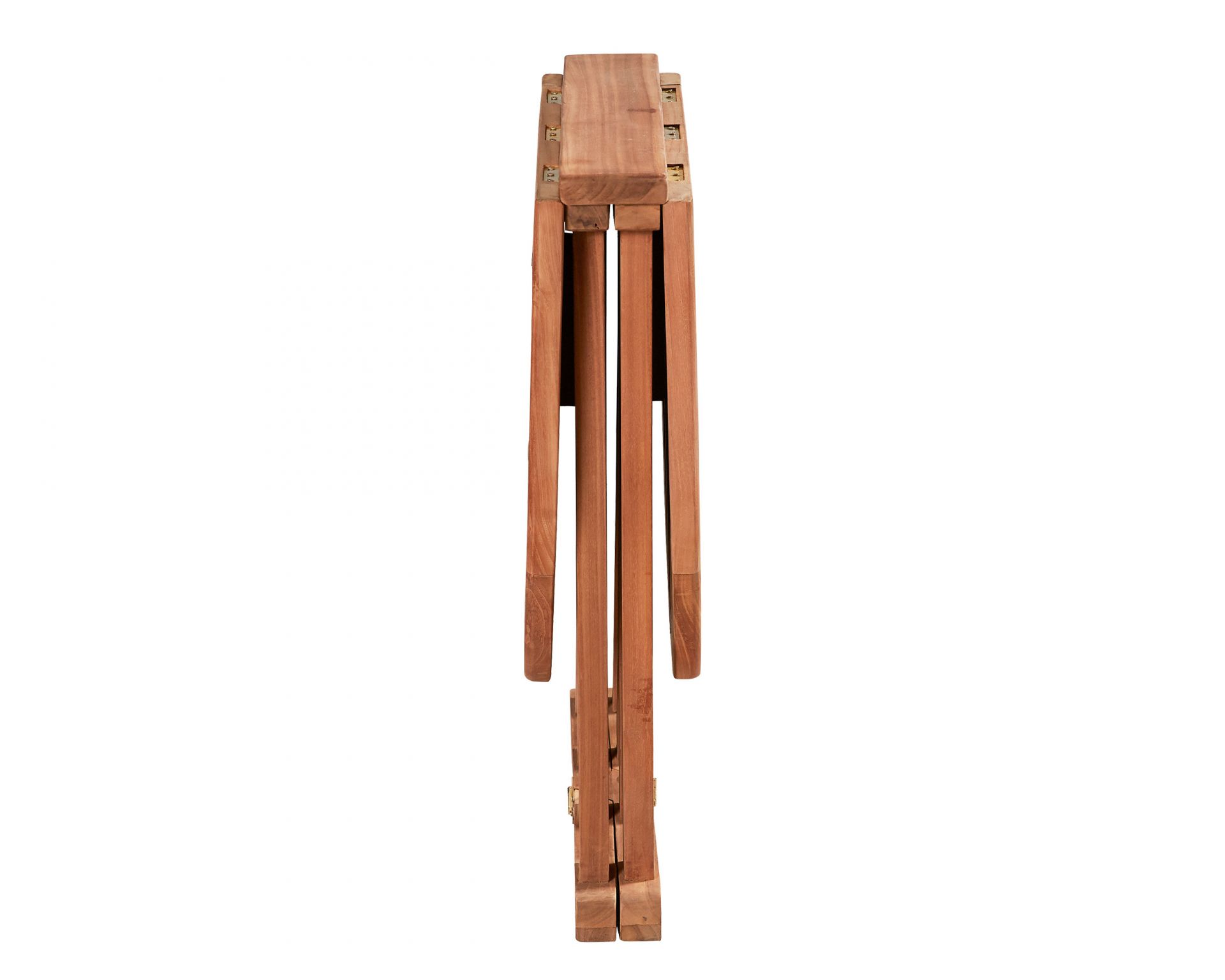 Klapptisch Ela Teak Beistelltisch Balkontisch oval Gartenmöbel 60/120x60x75cm