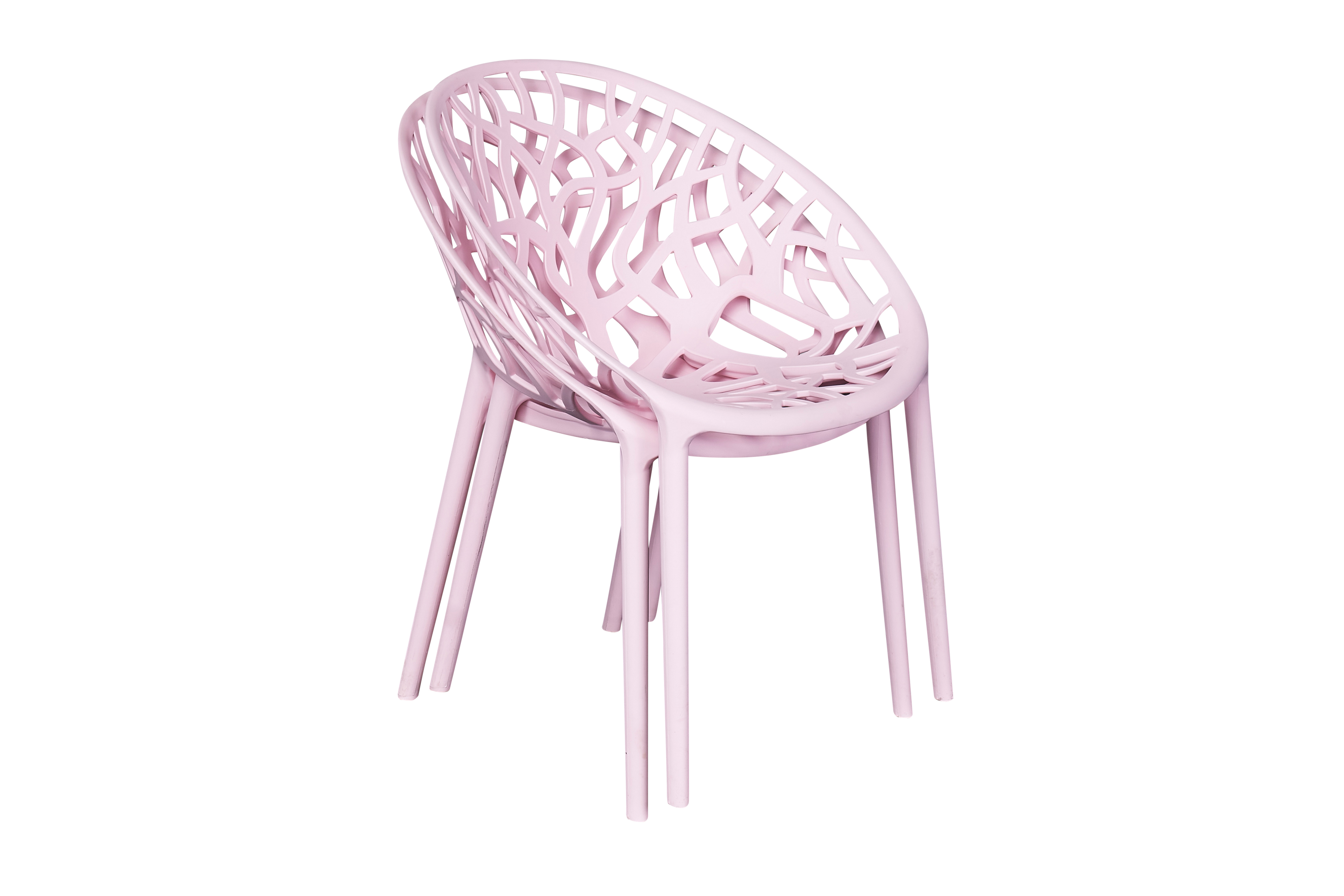 Stapelstuhl Bilby Gartenstuhl Bistrostuhl Kunststoffstuhl Rosa