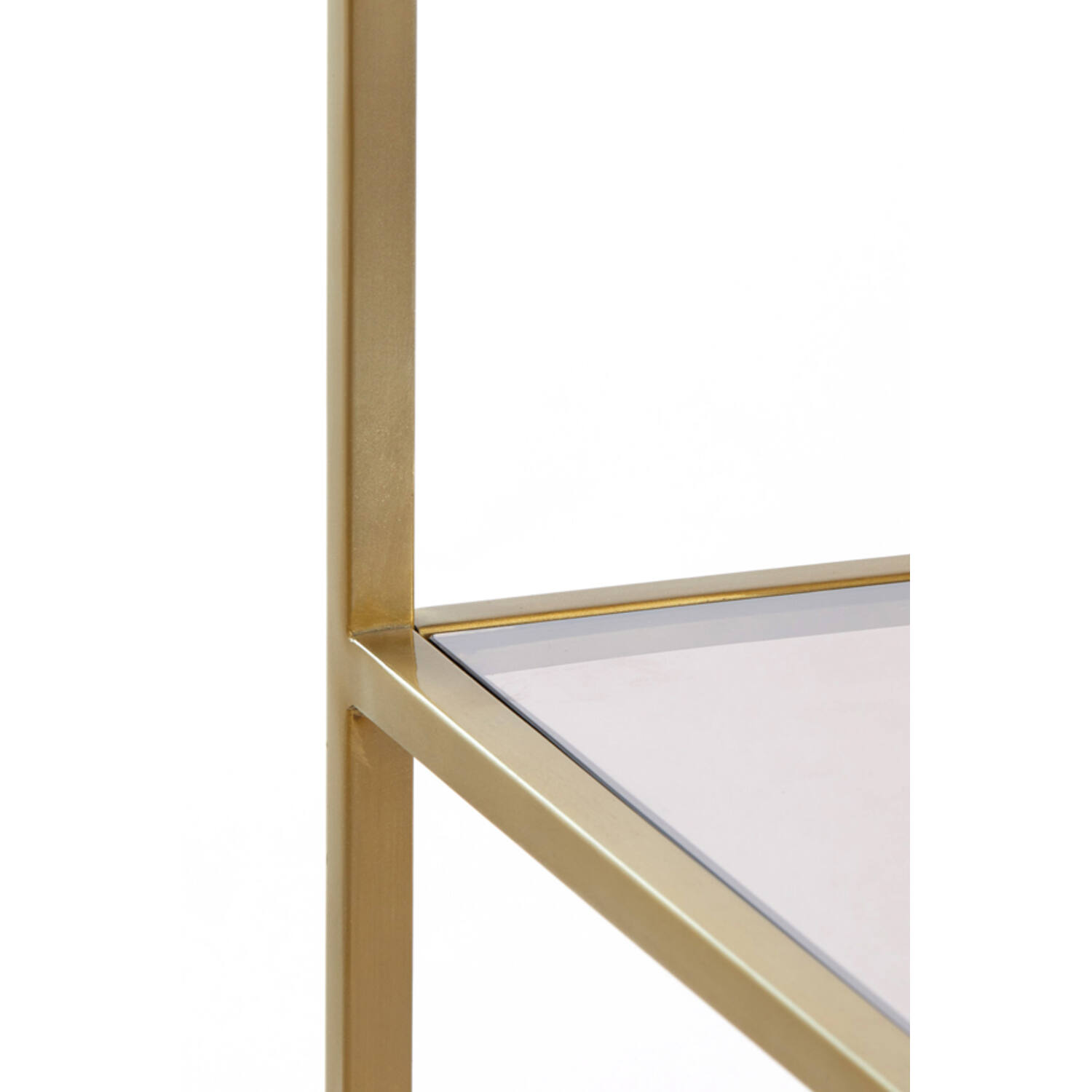 Standregal MARIKI von Light & Living Schrank offen braunes Glas-Hellgold 55x40x180 cm