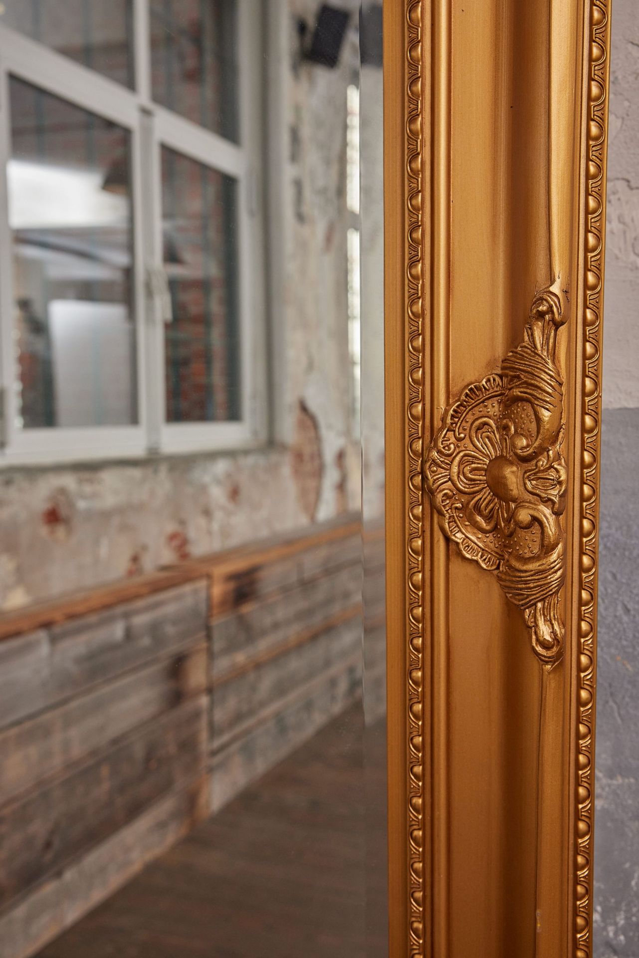 Wandspiegel Barock Gold 180x80 cm XL Spiegel Antik-Stil Ganzkörperspiegel