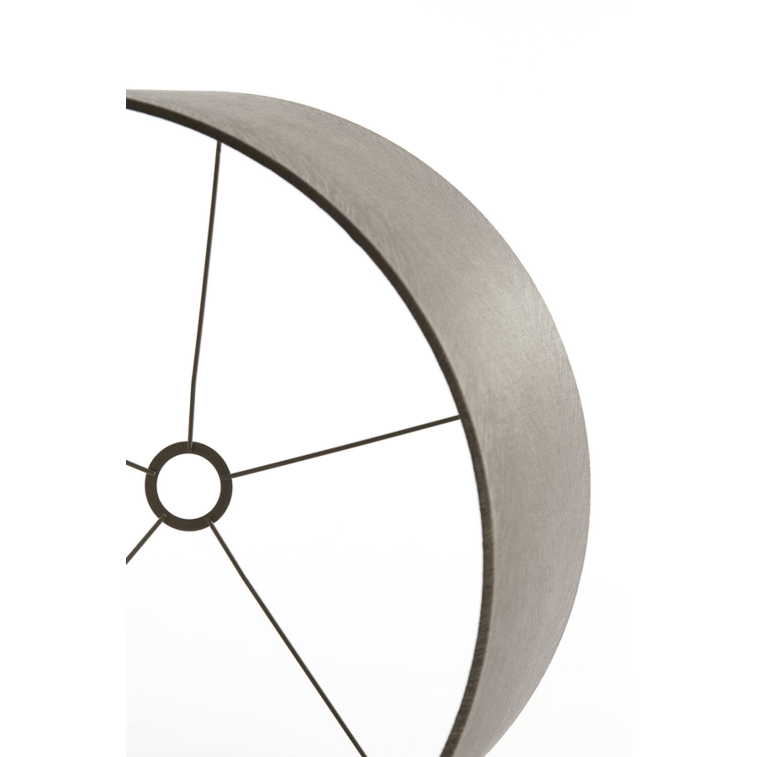 Lampenschirm Zylinder LUBIS von Light & Living Ø50x38 cm Grau