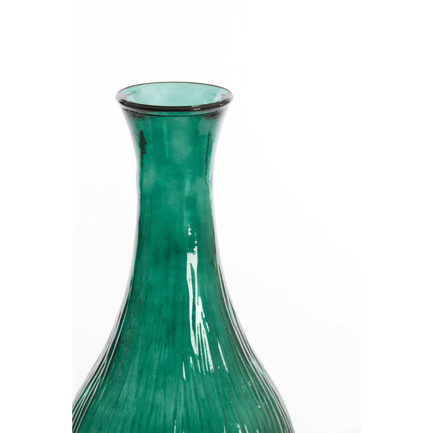 Dekovase Vase JUTHA von Light & Living Blumenvase Bodenvase Ø34x75 cm Dunkelgrün