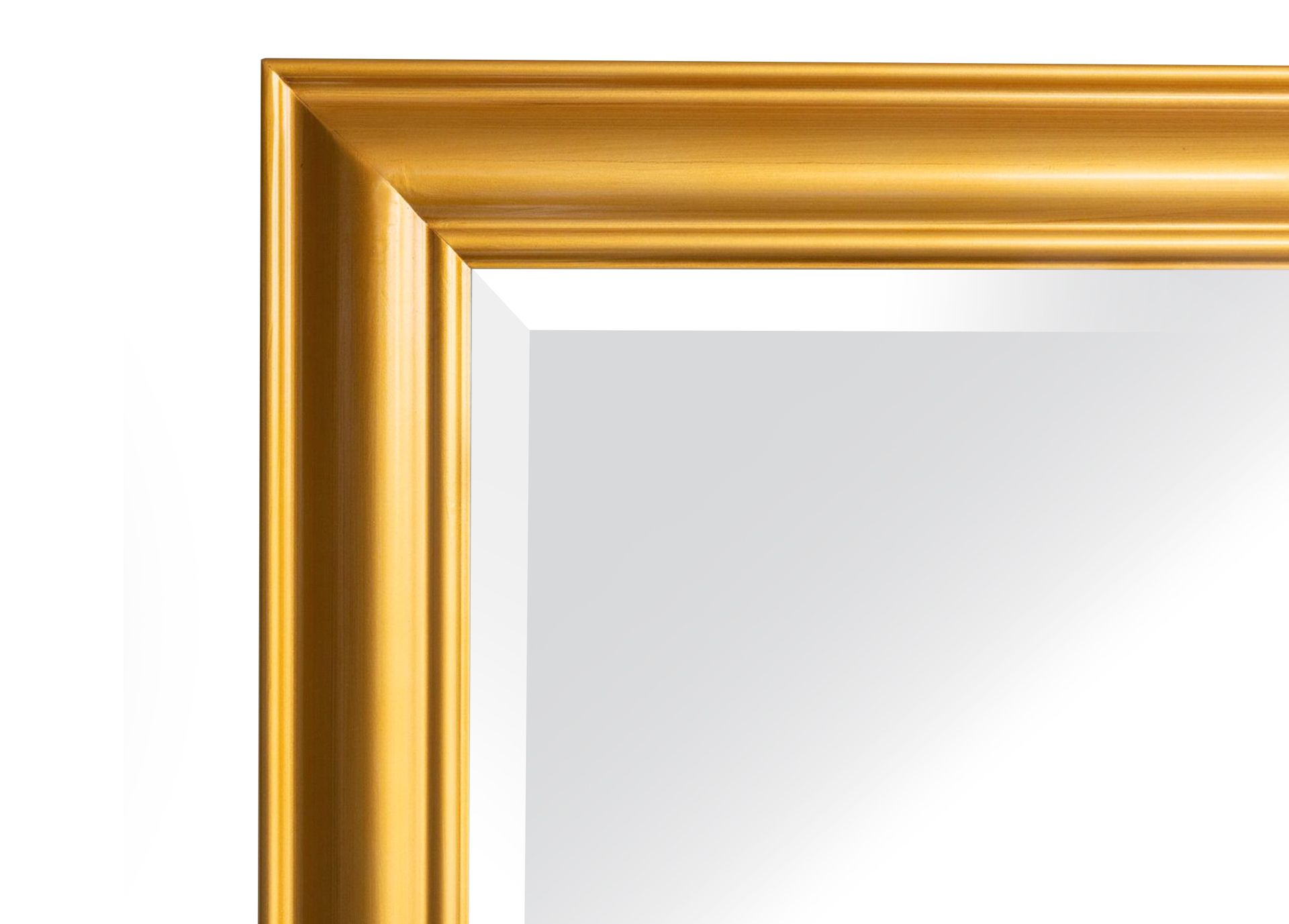Wandspiegel Schlicht Gold 180x80 cm Landhaus-Stil XL Ganzkörperspiegel