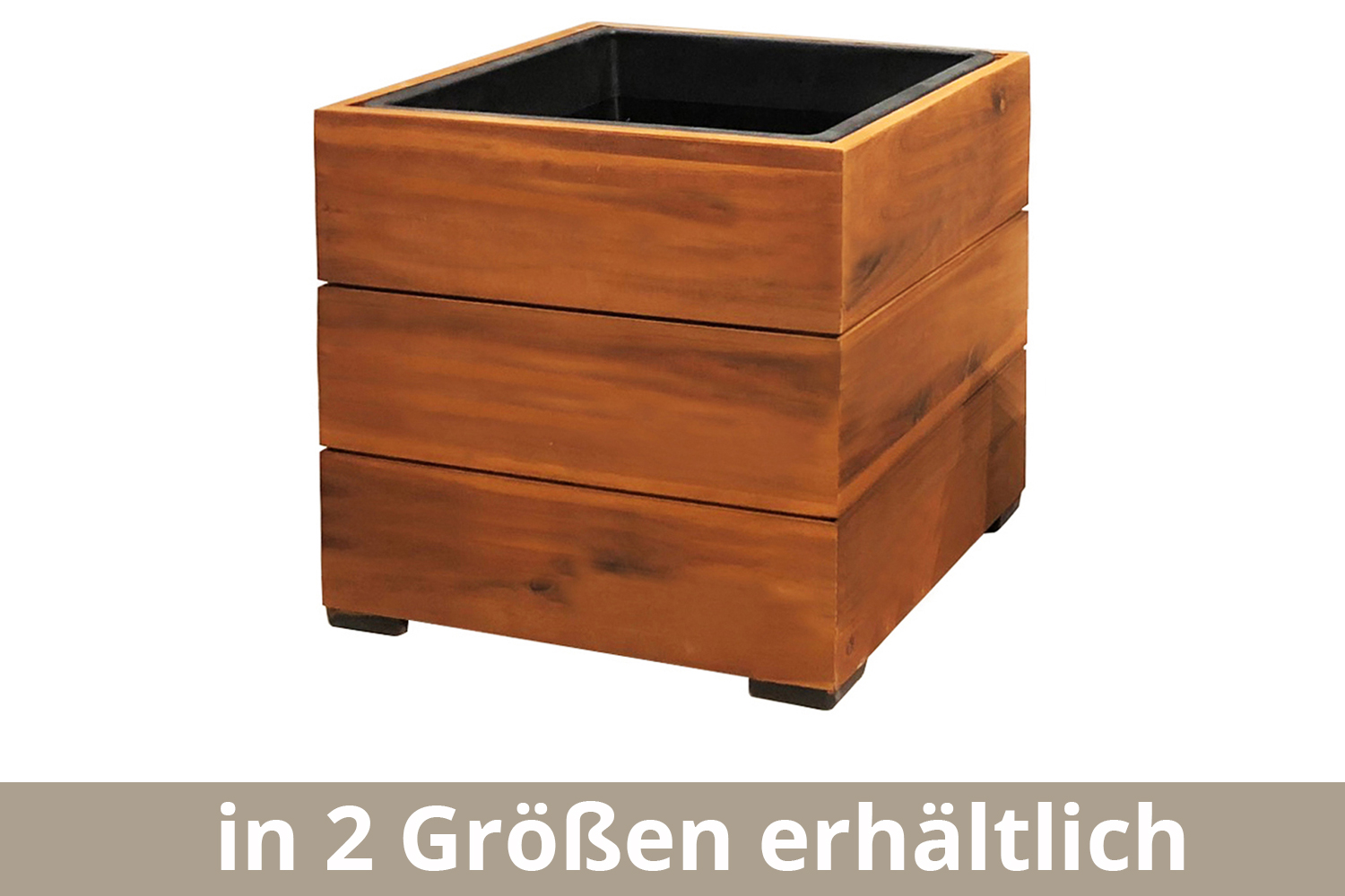 Pflanzgefäß Colorado 1 Pflanzkasten Blumenkasten Akazienholz