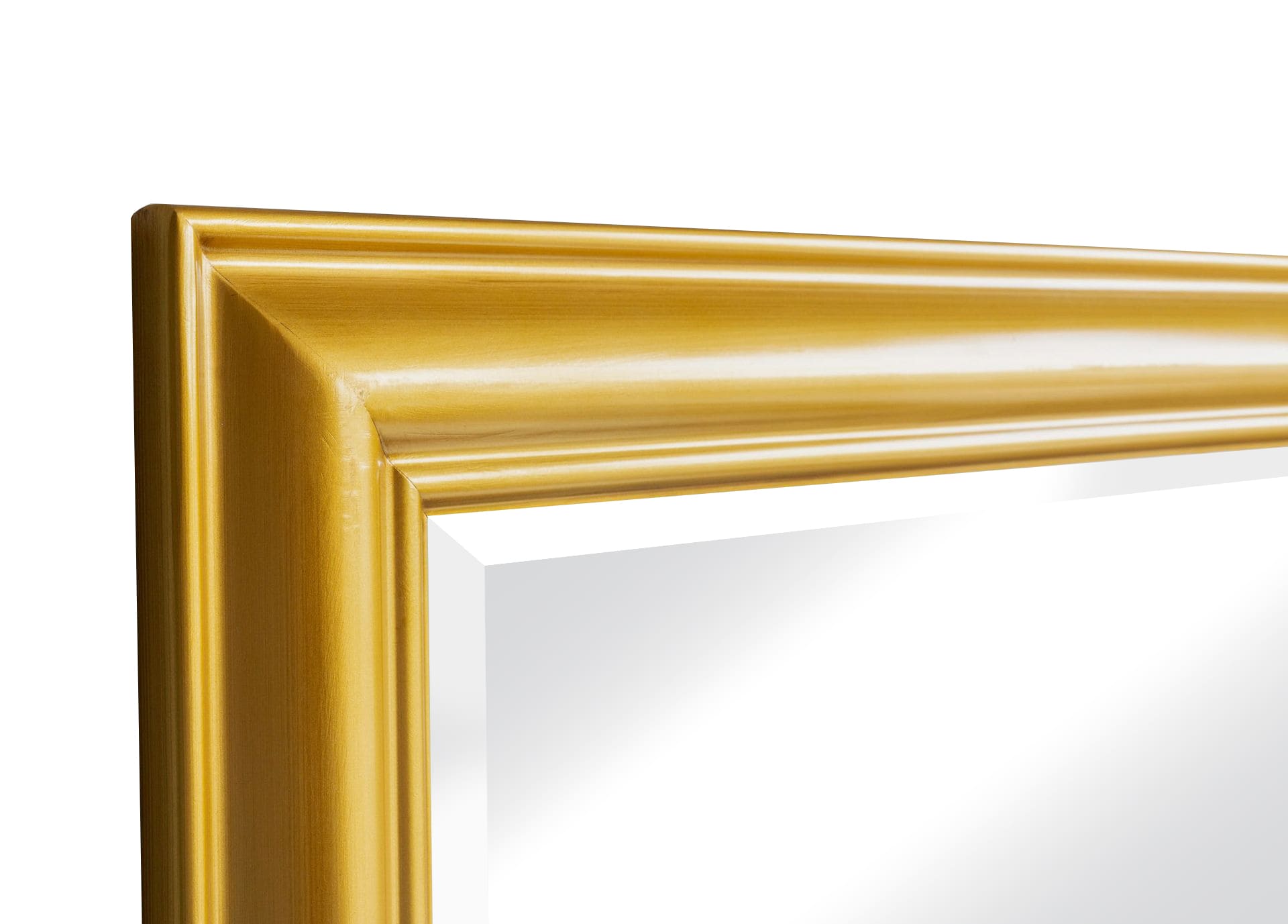 Wandspiegel Schlicht Gold 180x80 cm Landhaus-Stil XL Ganzkörperspiegel