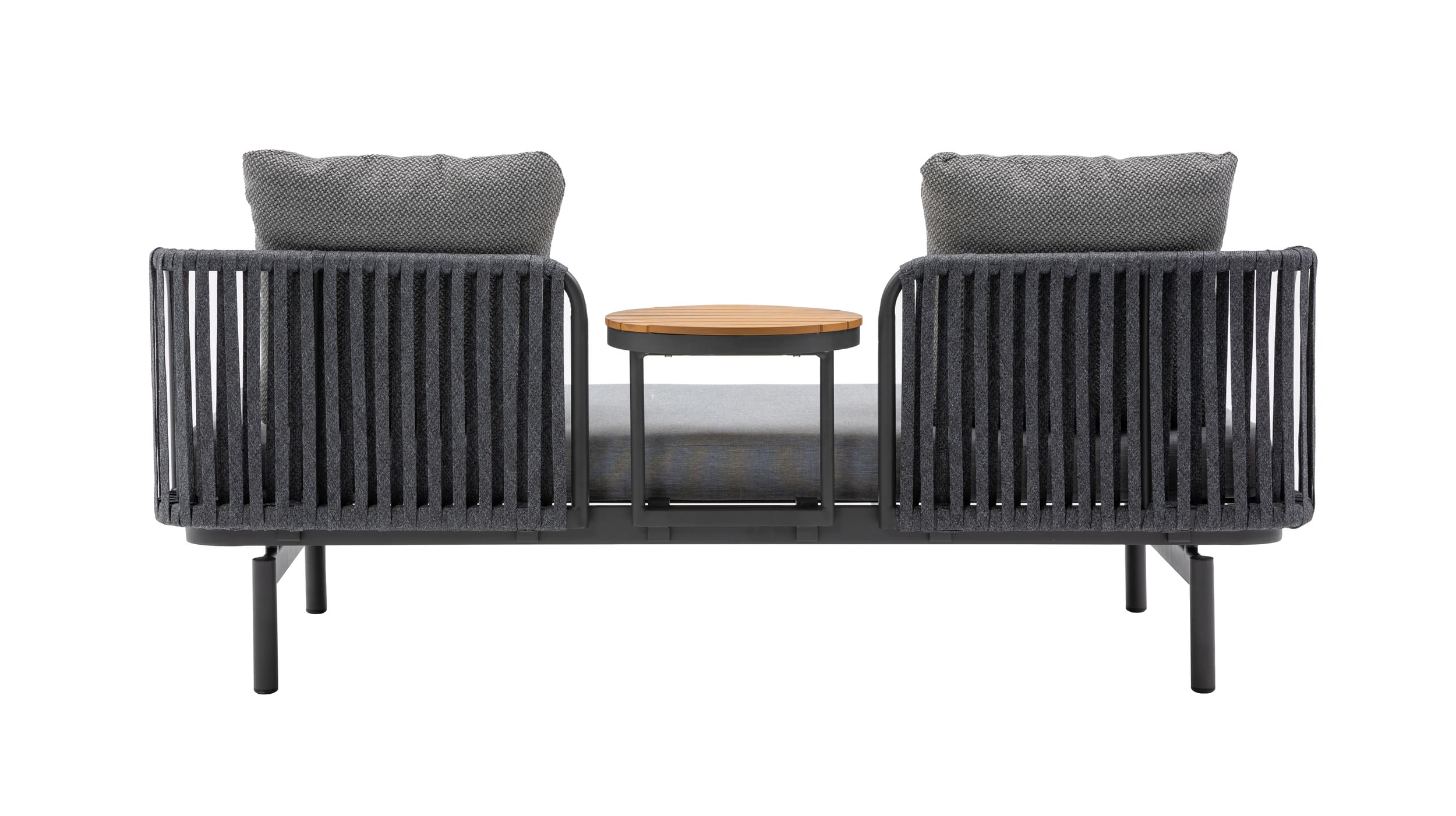 Lounge Sofa Milano Multifunktionssofa inkl. Tisch Rope Loungemöbel Gartenlounge