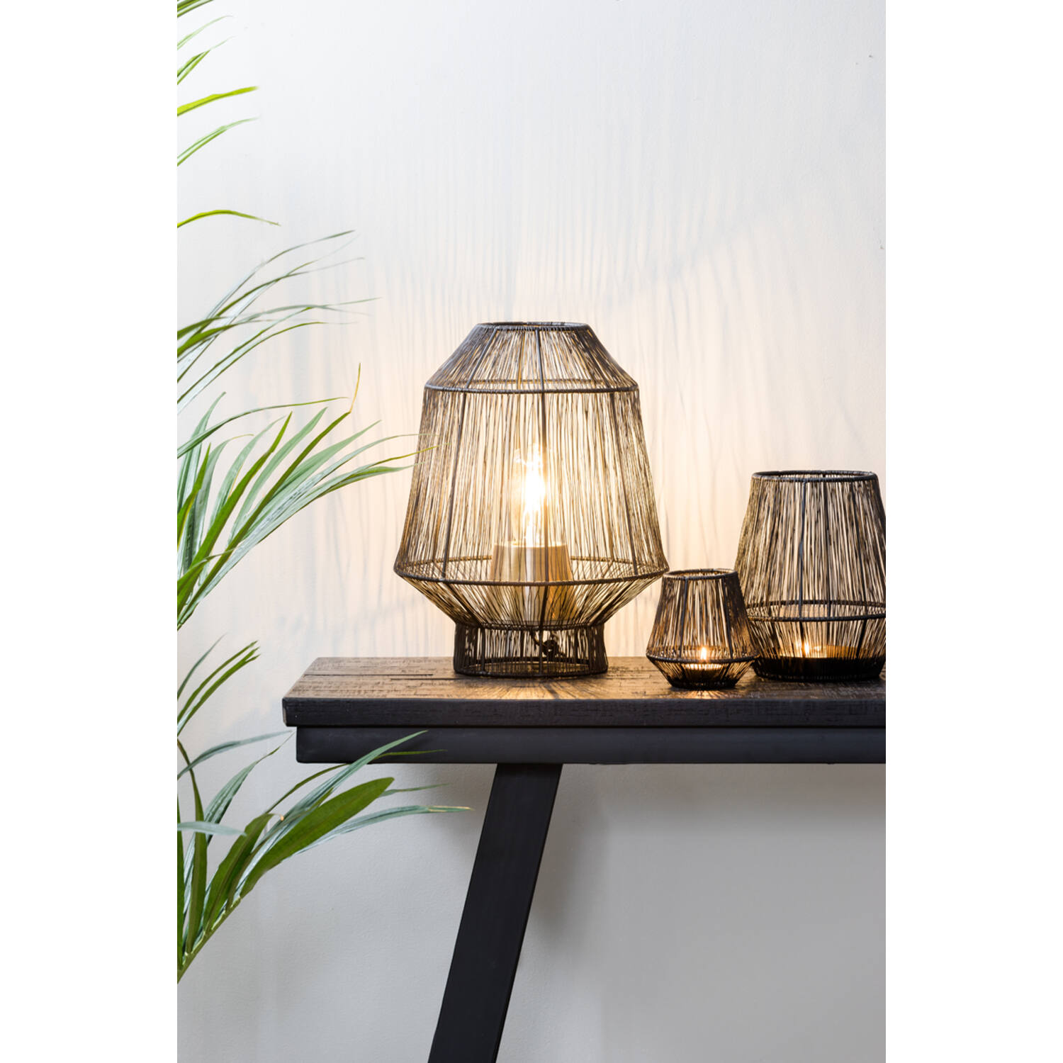 Tischleuchte Lampe VITORA von Light & Living Ø30x38 cm Antik Bronze