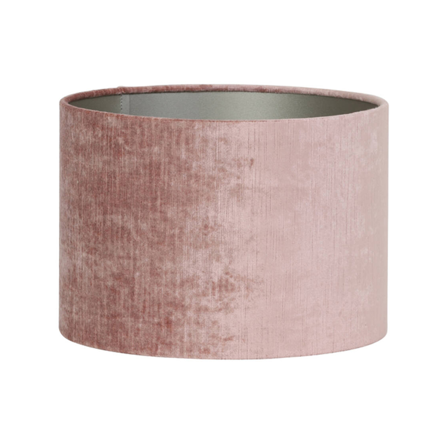 Lampenschirm Zylinder GEMSTONE von Light & Living Ø50x38 cm Samt Altrosa