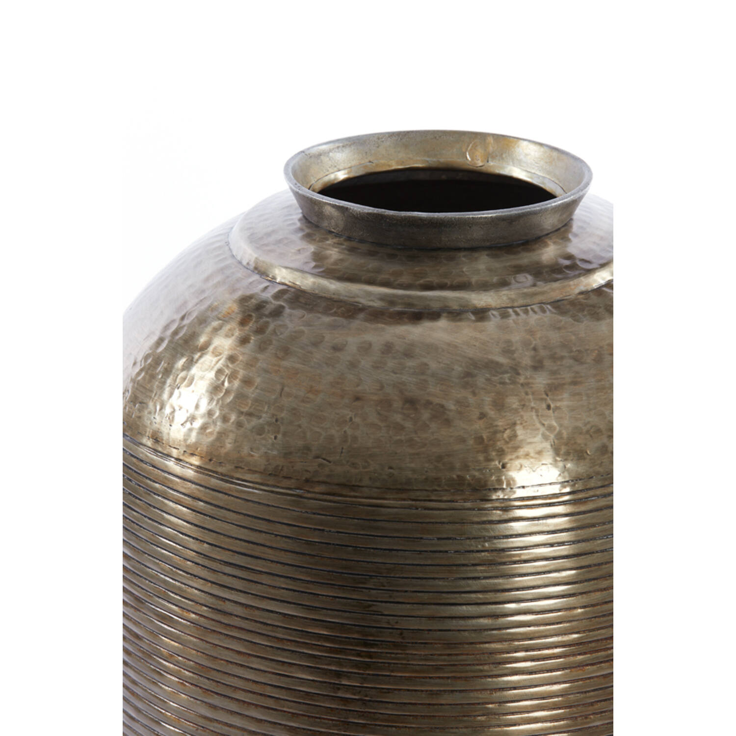 Dekovase Vase LISBOA von Light & Living Blumenvase Bodenvase Ø45x60 cm Antik Gold
