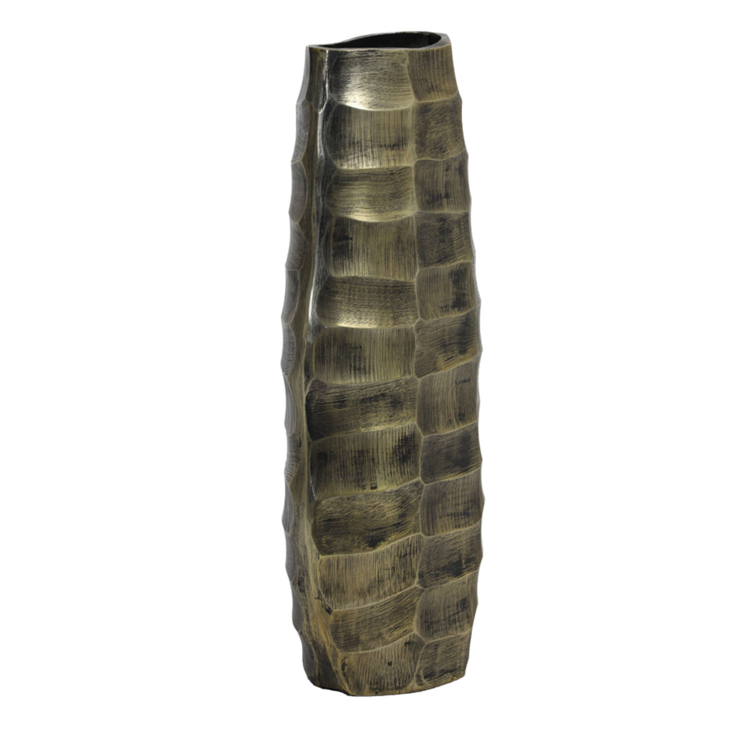 Dekovase Vase MUKA von Light & Living Blumenvase Bodenvase 20x11x42 cm Antik Bronze