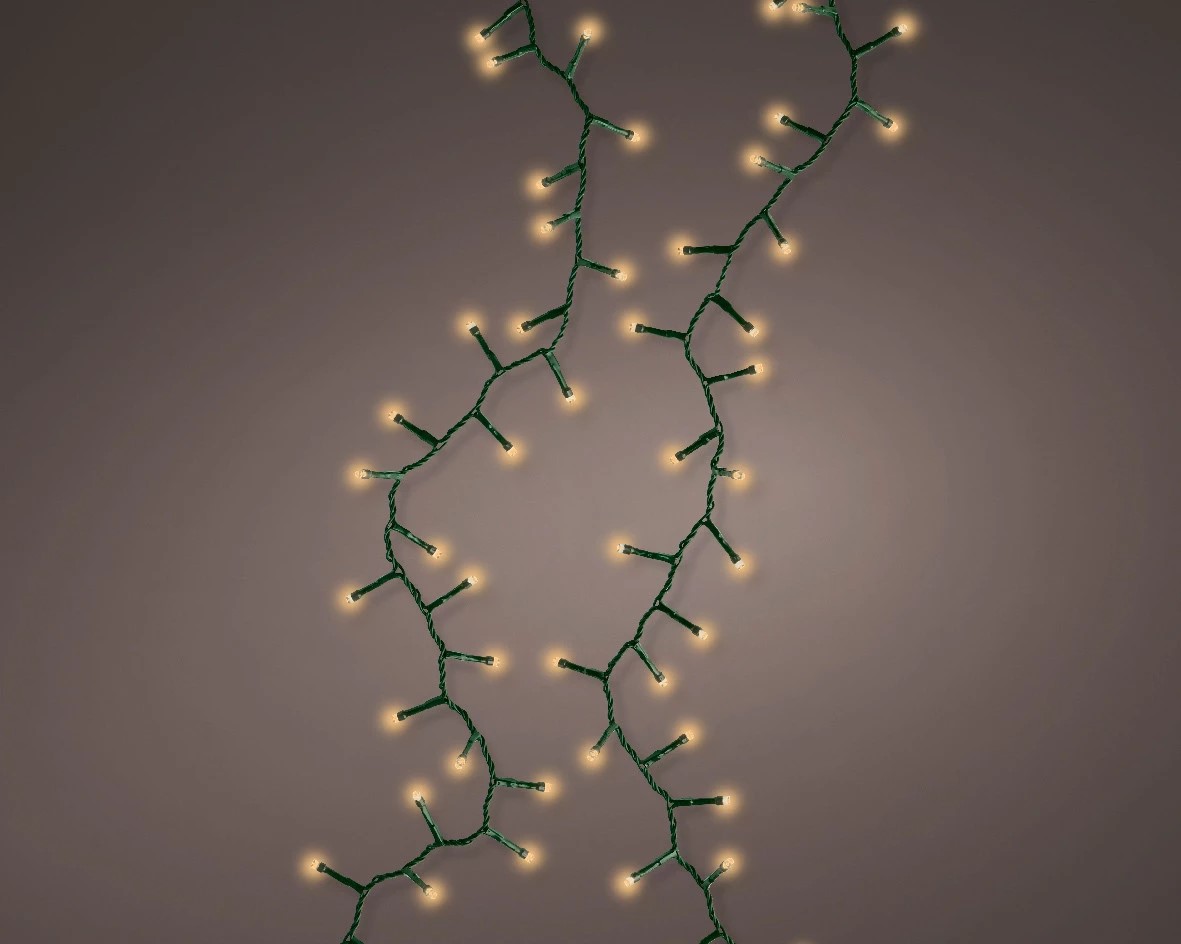 Lichterkette Weihnachtsbeleuchtung Lumineo Compact 900 LED-Leuchten klassisch weiß 22,5m