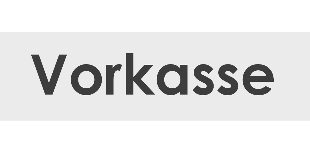Vorkasse
