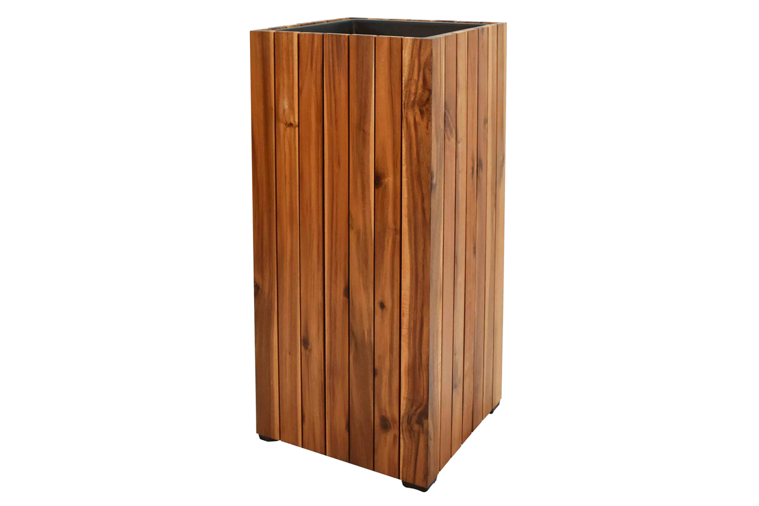 Kopie von Pflanzgefäß Colorado 2 Pflanzkasten Blumenkasten Akazienholz 33x72 cm mit Einsatz #1