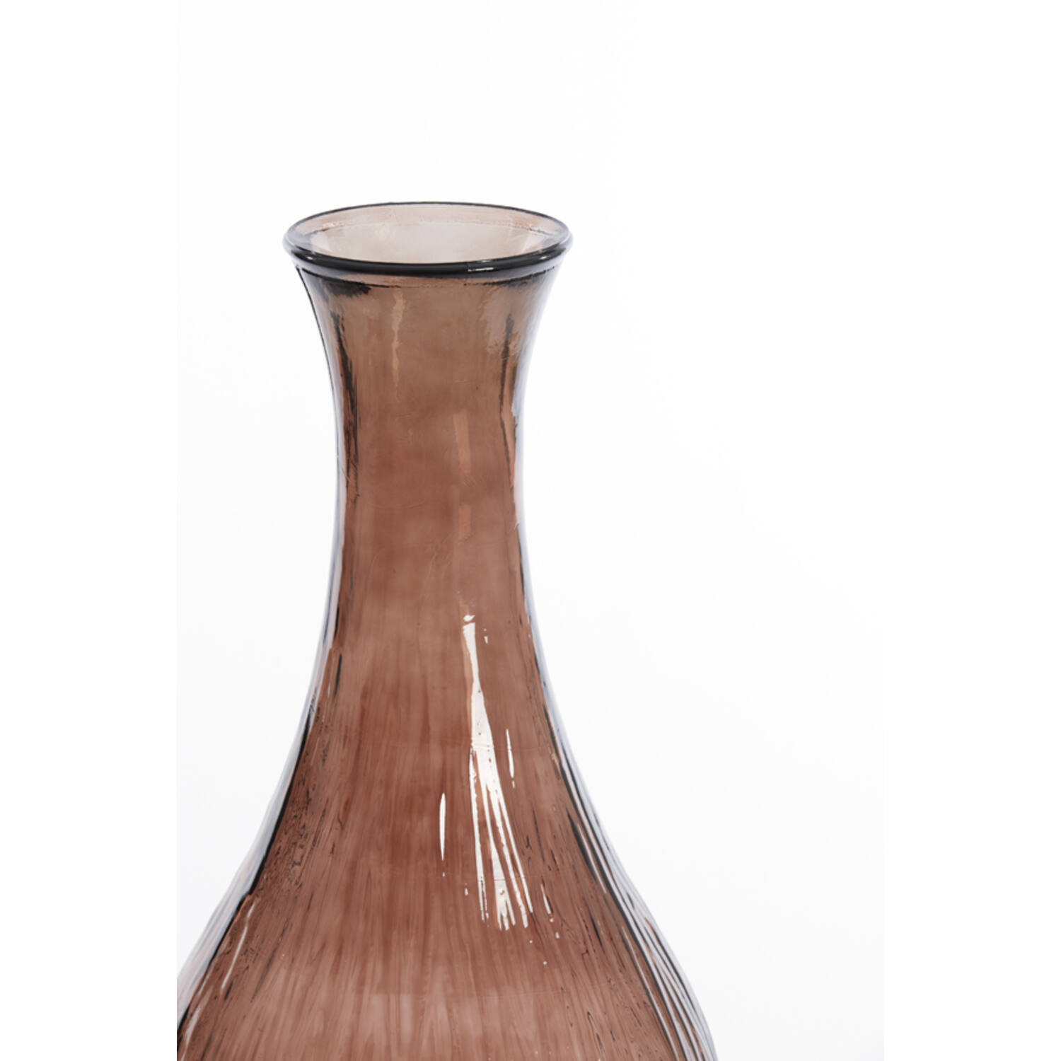 Dekovase Vase JUTHA von Light & Living Blumenvase Bodenvase Ø34x75 cm Braun