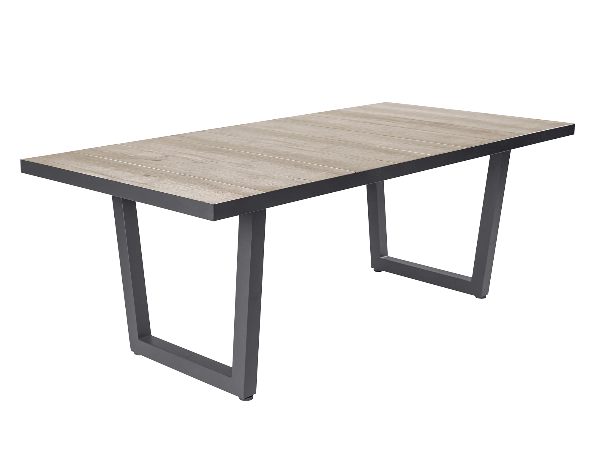 Gartentisch Denver Keramiktisch Esstisch mit V-Fuß 200x100x75cm