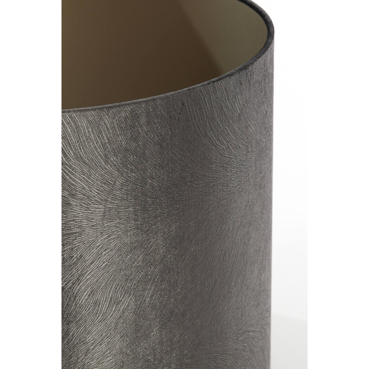 Lampenschirm Zylinder LUBIS von Light & Living Ø50x38 cm Grau