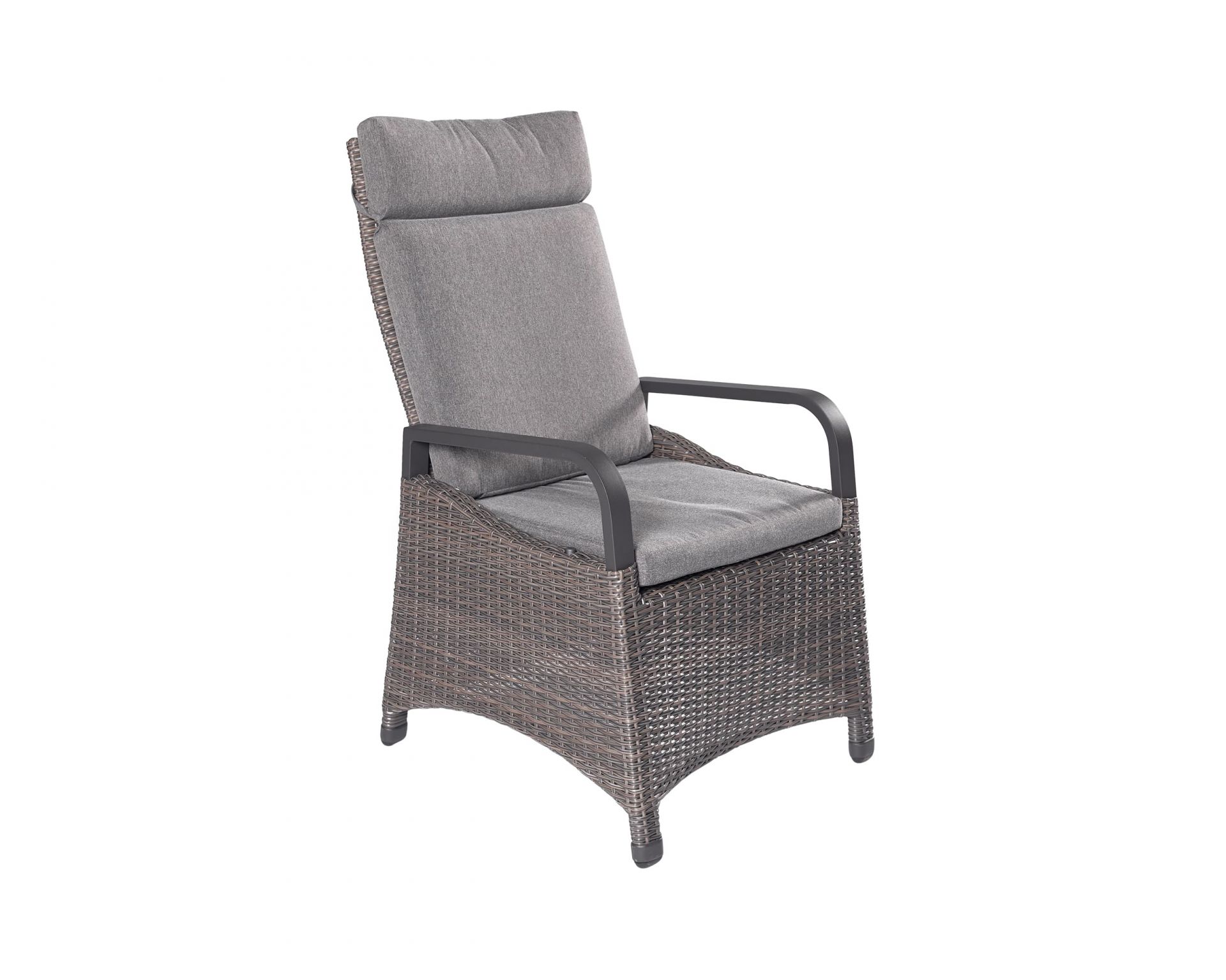 Dining Positionsstuhl Kentucky Verstellsessel Gartenstuhl Esstischstuhl omega braun