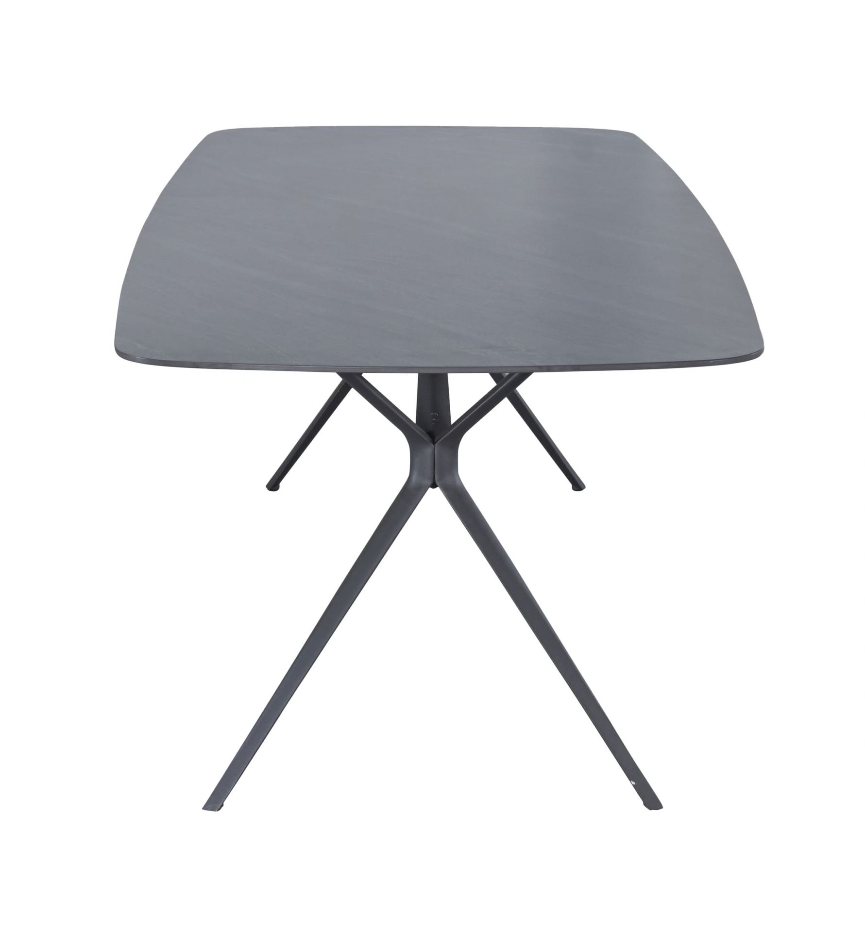 Gartentisch Balu Esstisch Terrassentisch 240x100cm Aluminium/sintered stone Stativ-Gestell