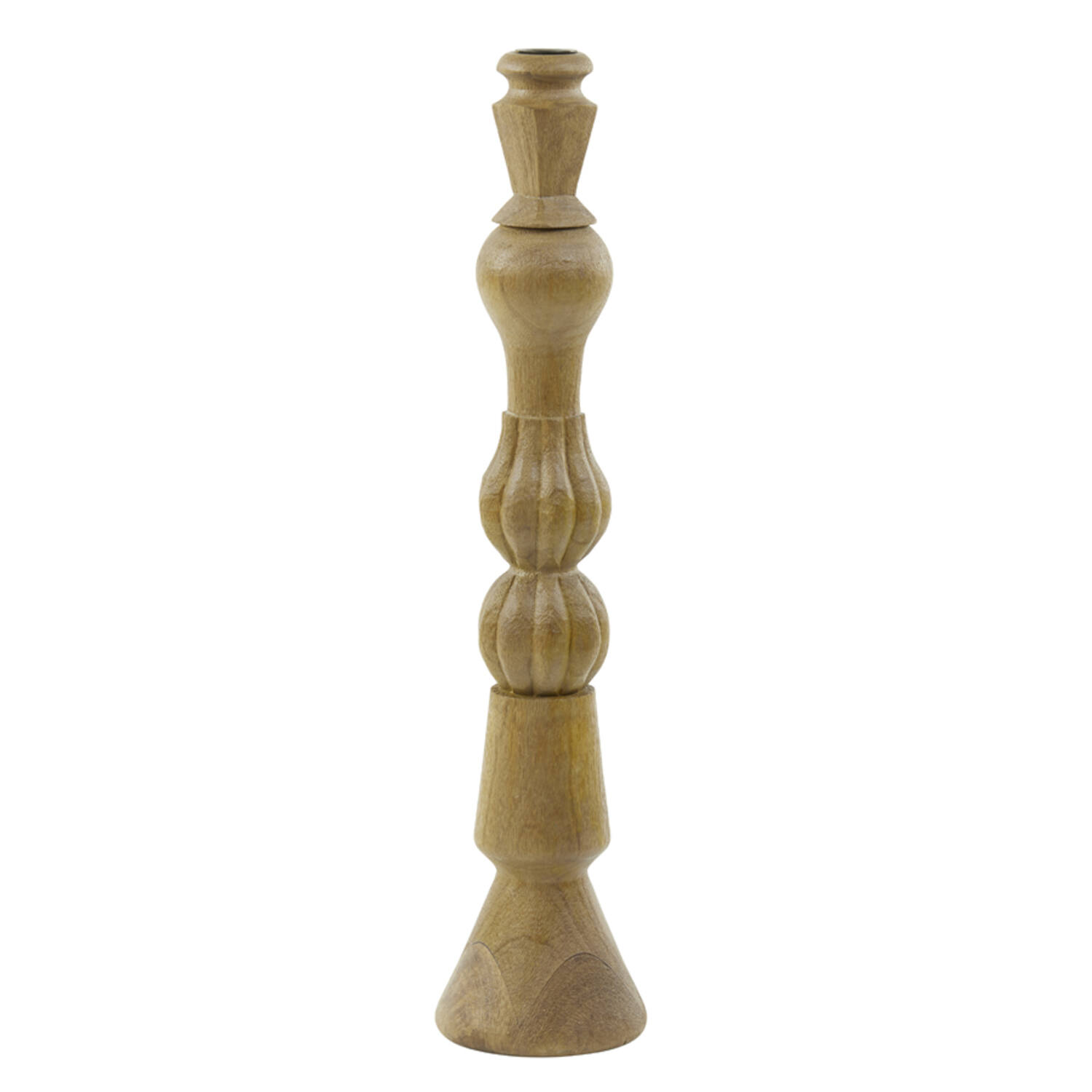 Kerzenständer TAVOLA von Light & Living Kerzenhalter Ø11x52 cm Holz Matt Braun