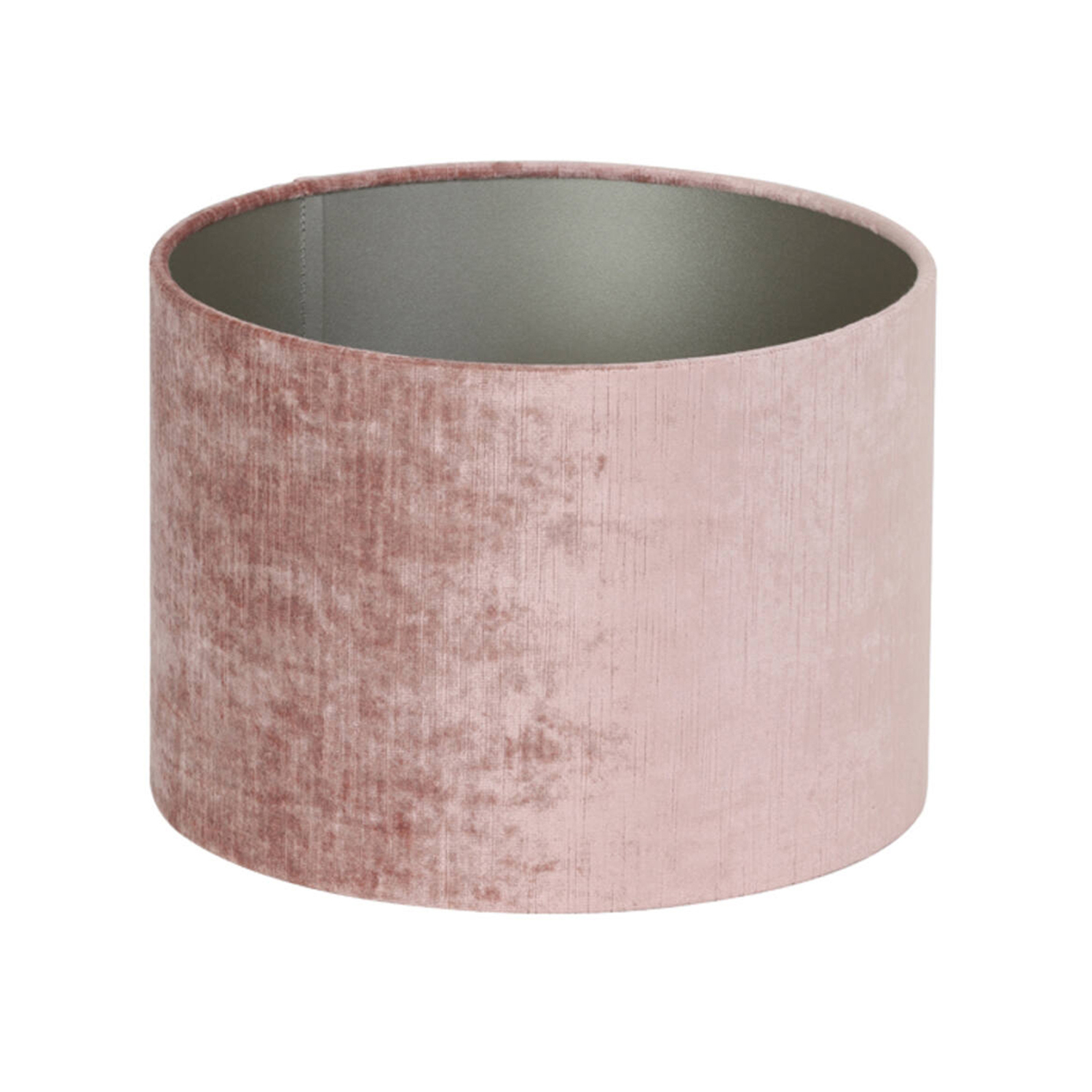 Lampenschirm Zylinder GEMSTONE von Light & Living Ø50x38 cm Samt Altrosa
