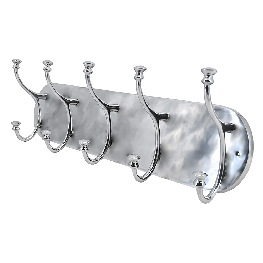 Wandgarderobe Garderobe Kleiderhaken HOOK von Light & Living 5 Haken Metall