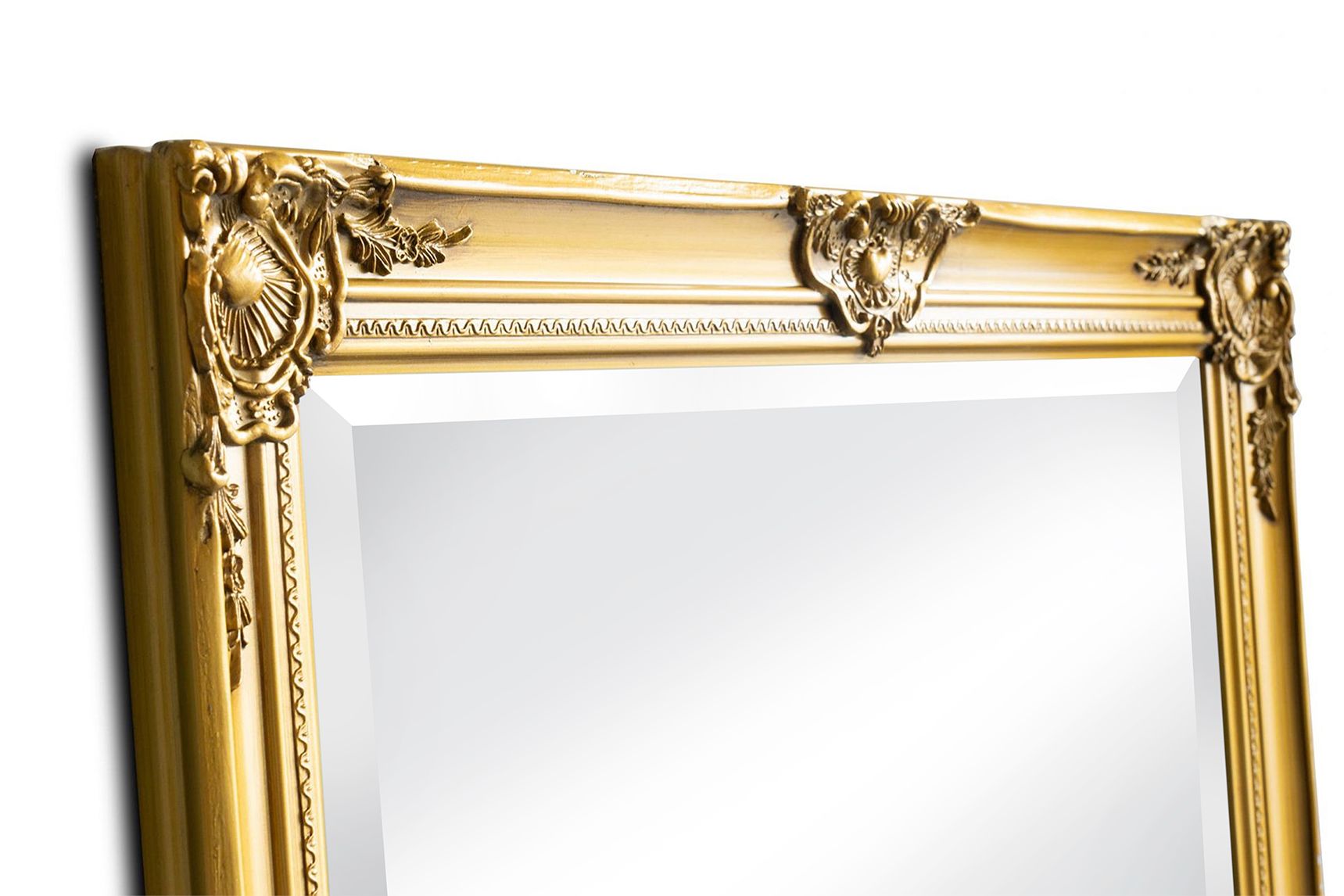 Wandspiegel Barock XXL Spiegel Gold 200 x 100 cm Antik-Stil Ganzkörperspiegel