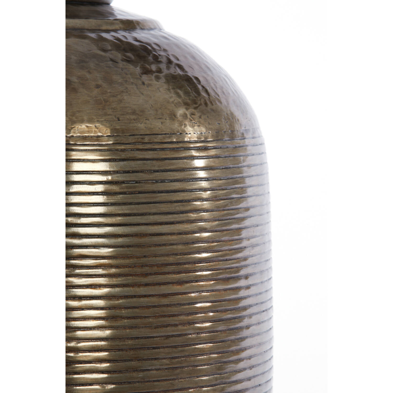 Dekovase Vase LISBOA von Light & Living Blumenvase Bodenvase Ø45x60 cm Antik Gold