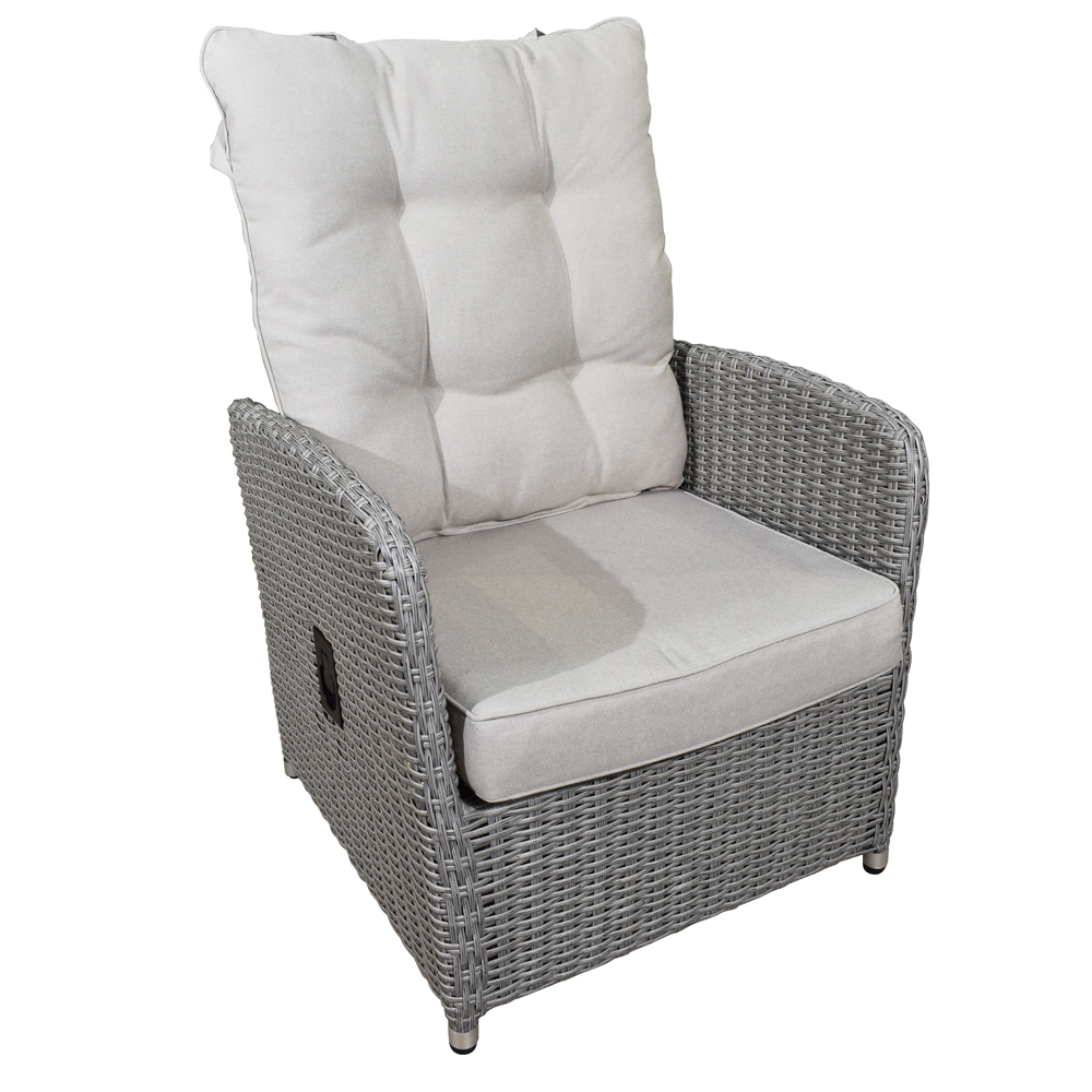 Lounge Set 4-tlg. Dayton Garten Sitzgruppe mit Tisch Loungegarnitur Hell