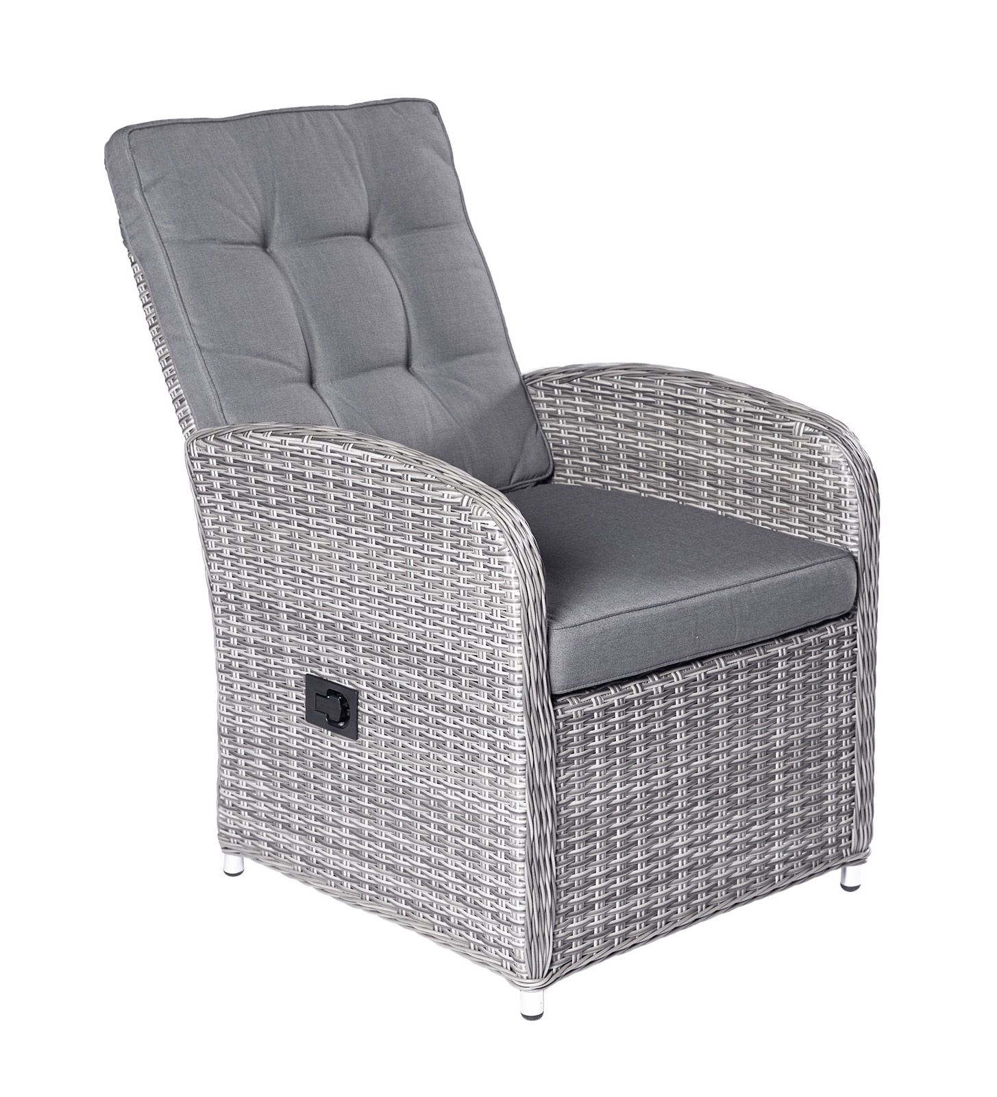 Loungeset Sitzgruppe Loungegarnitur Oklahoma 4tlg. grau-mix Garten