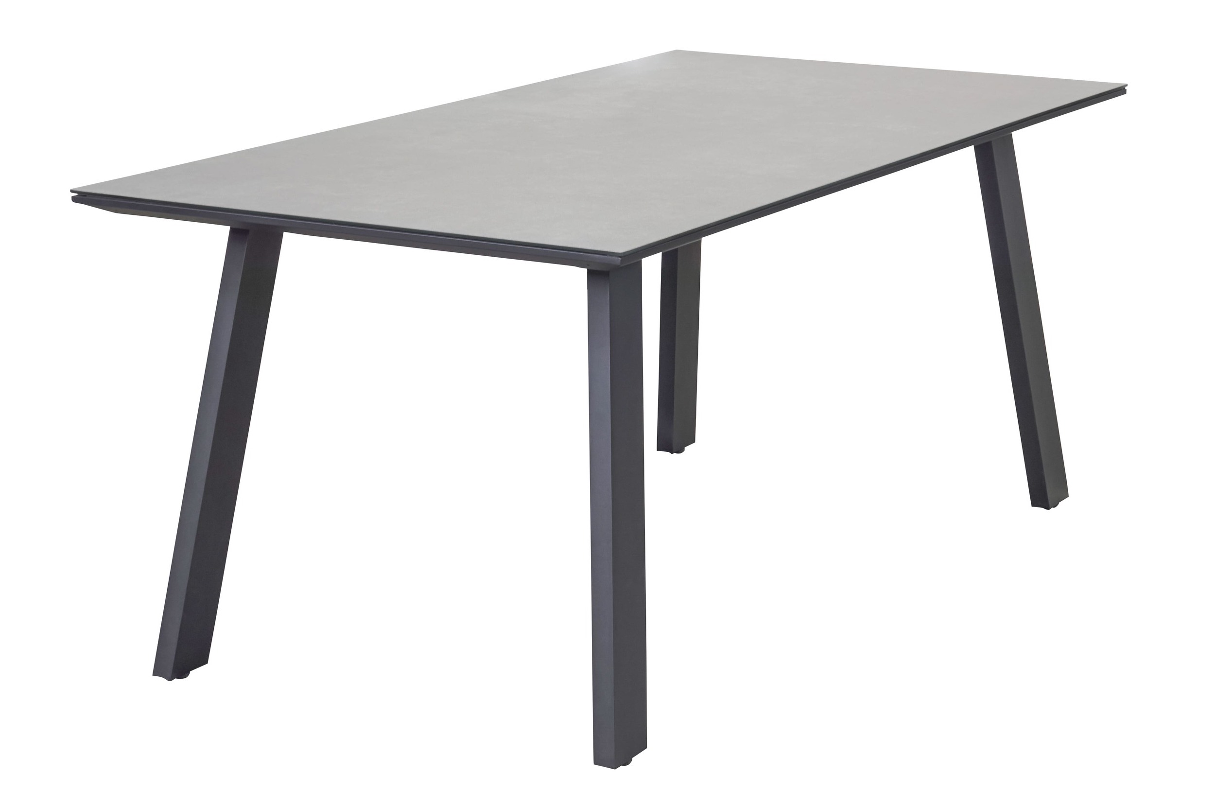 Gartentisch Denver Esstisch Terrassentisch 180x90cm Glaskeramik Beton Optik
