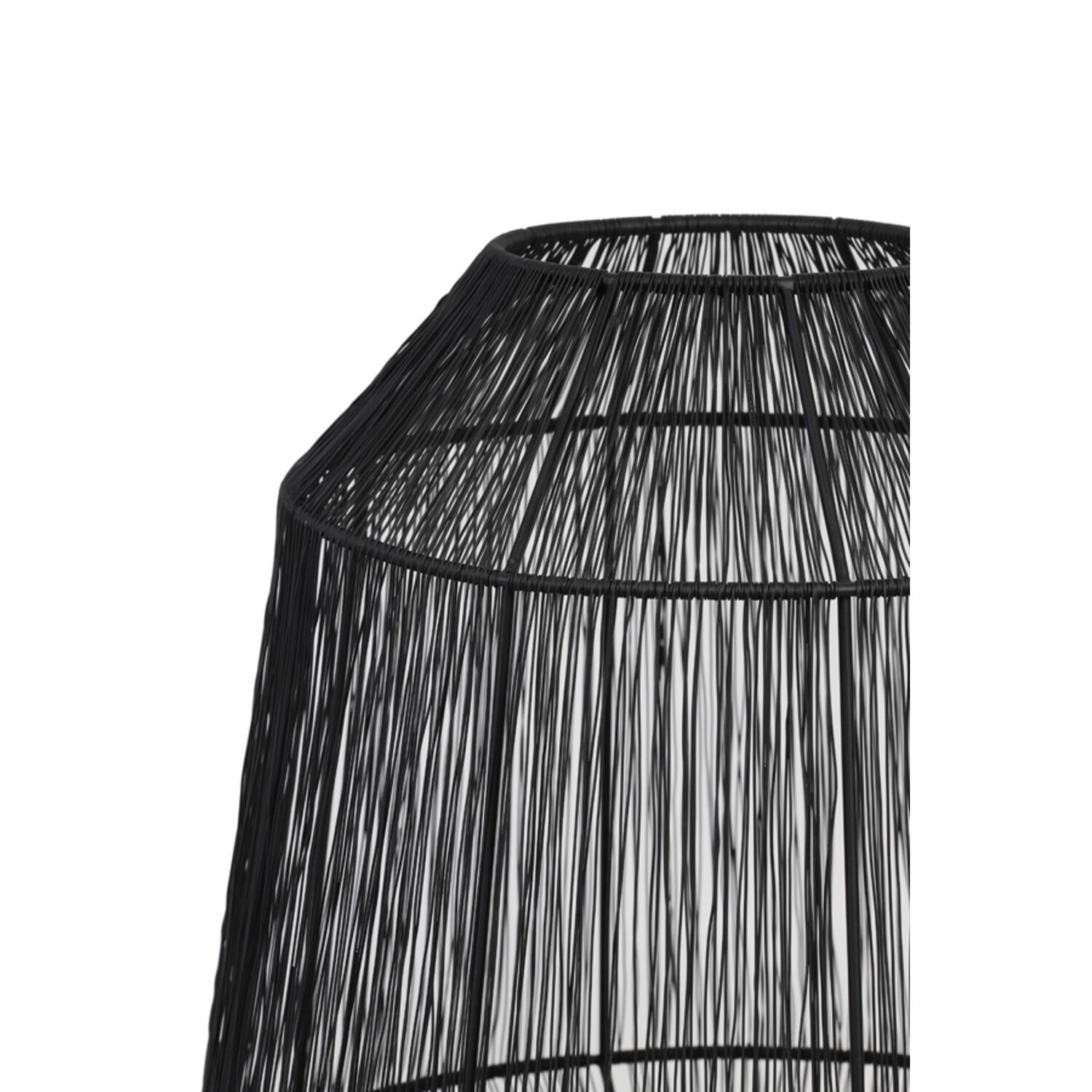 Tischleuchte Lampe VITORA von Light & Living Ø37x46 cm Matt Schwarz