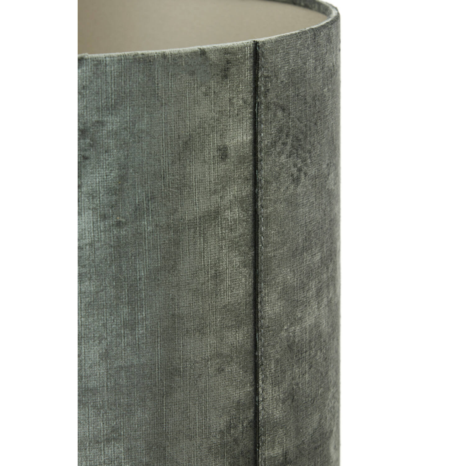 Kopie von Lampenschirm Zylinder GEMSTONE von Light & Living Ø50x38 cm Samt Anthrazit #1