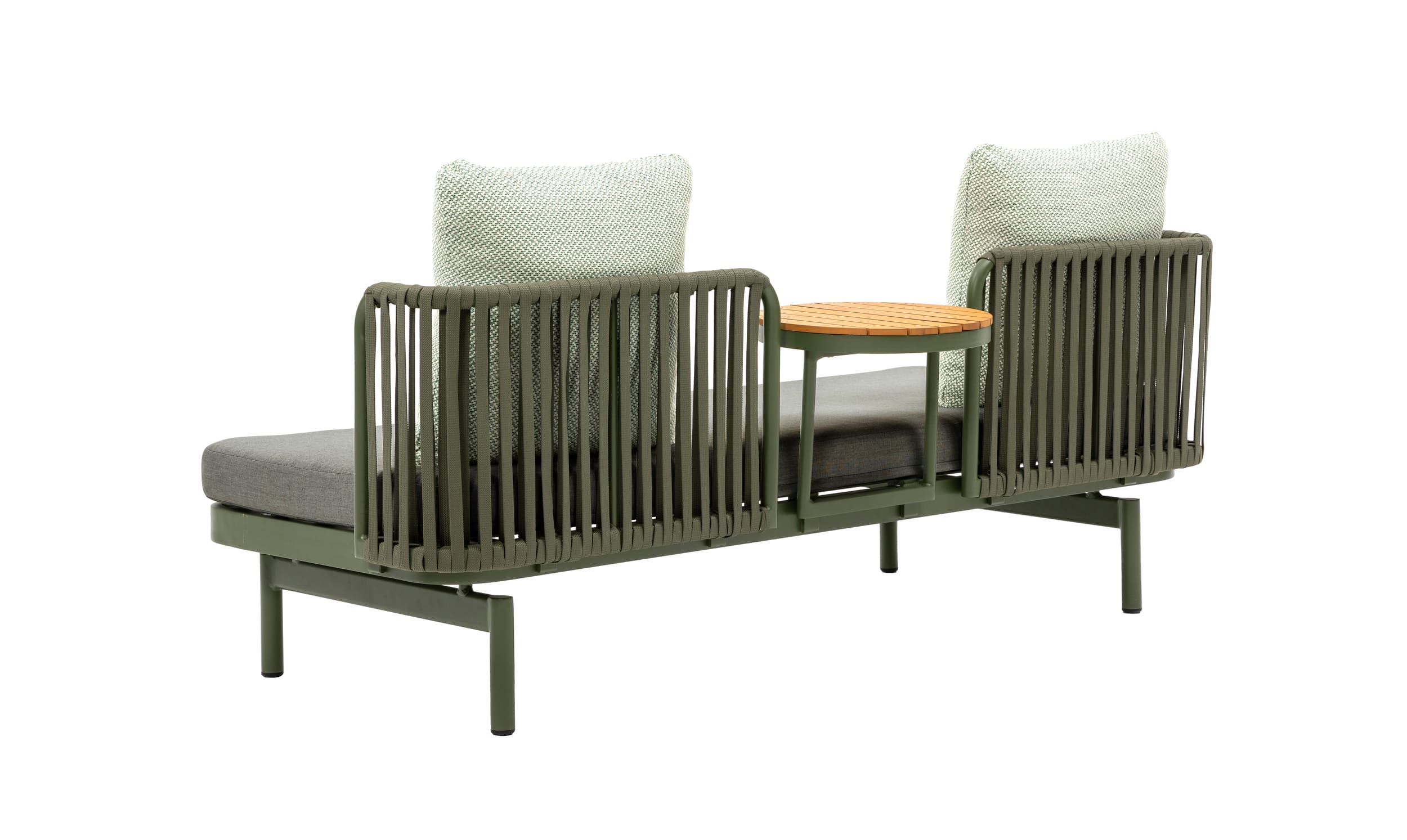Lounge Sofa Milano Multifunktionssofa inkl. Tisch Rope Loungemöbel Gartenlounge