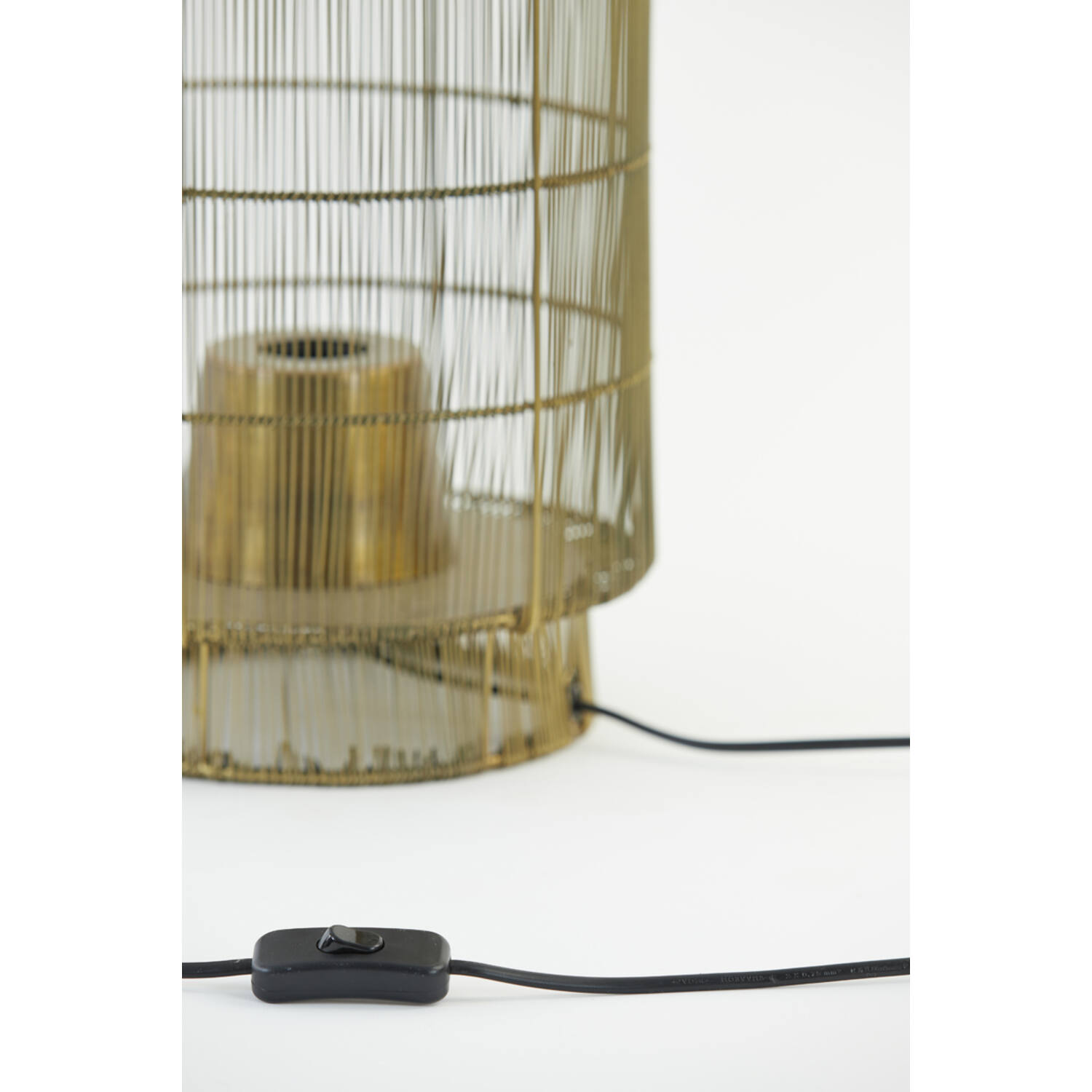 Tischleuchte Lampe Laterne GRUARO von Light & Living Ø24x52 cm Antik Bronze