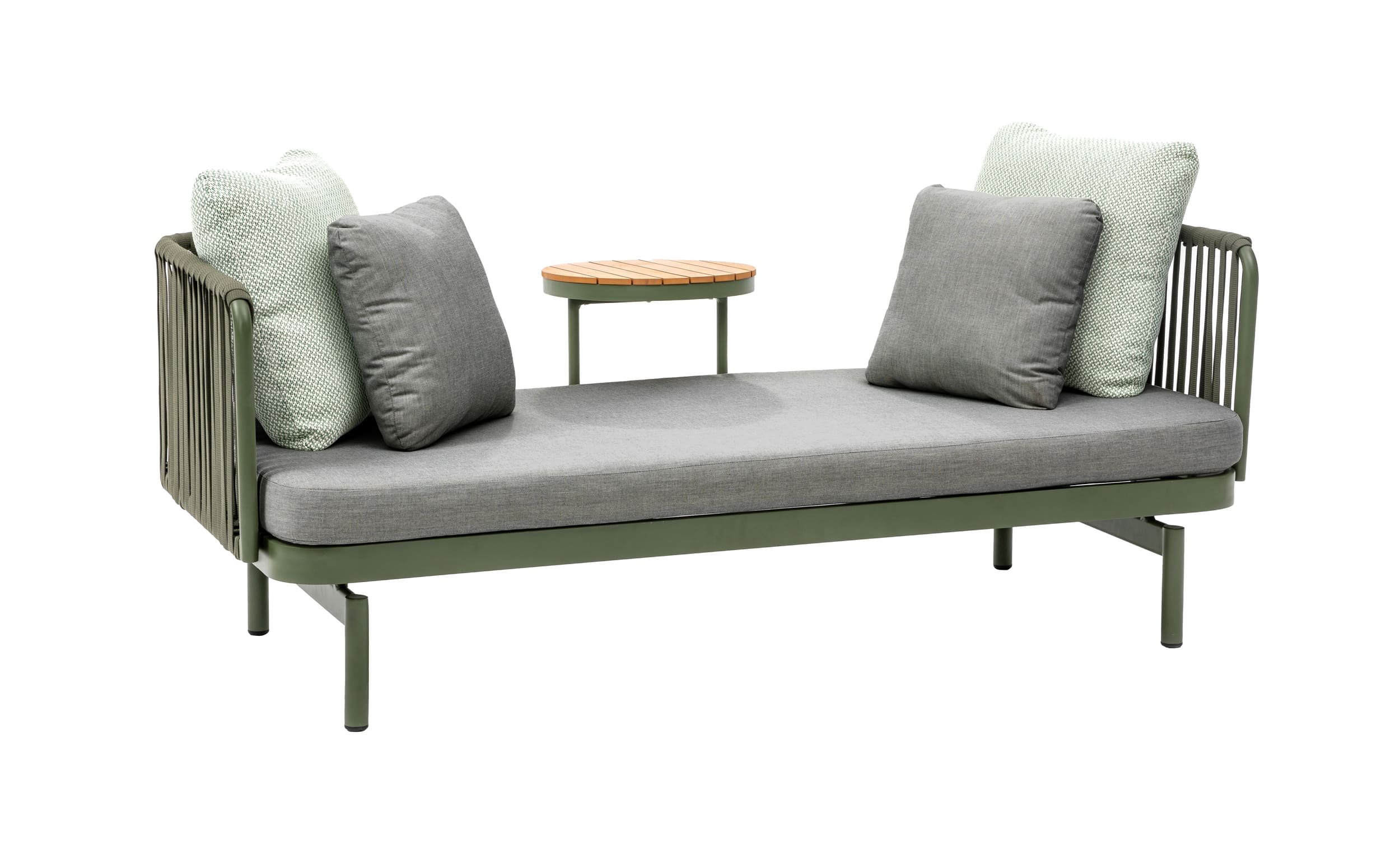 Lounge Sofa Milano Multifunktionssofa inkl. Tisch Rope Loungemöbel Gartenlounge